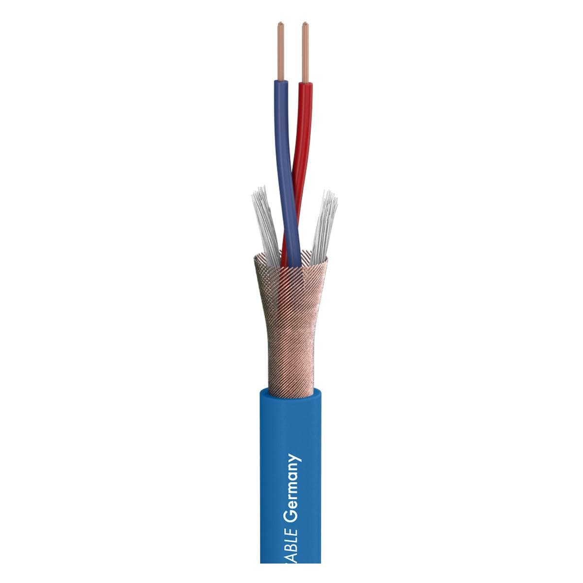 Microphone Cable Stage 22 Highflex; 2 x 0,22 mm²; PVC Ø 6,40 mm; blue