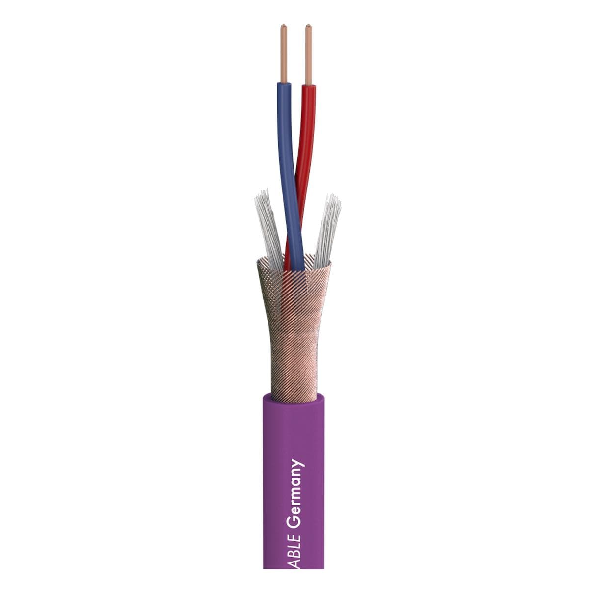 Microphone Cable Stage 22 Highflex; 2 x 0,22 mm²; PVC Ø 6,40 mm; purple
