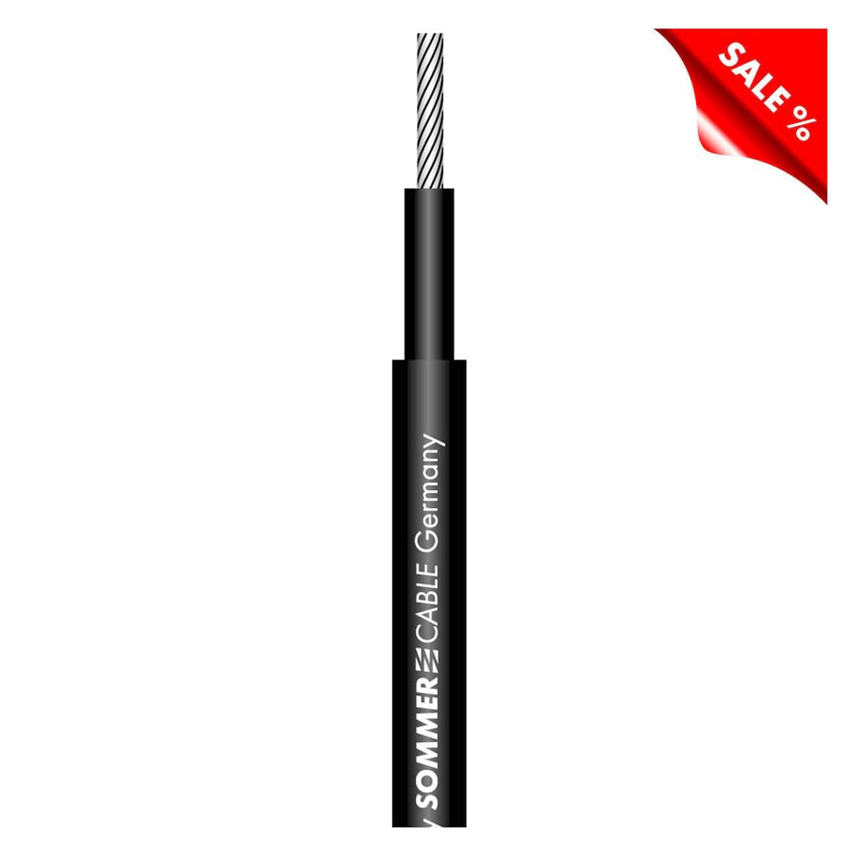 Photo-Voltaic cable Tempoflex Solar; cross-braided HEPR; black, Ø 8,00 mm