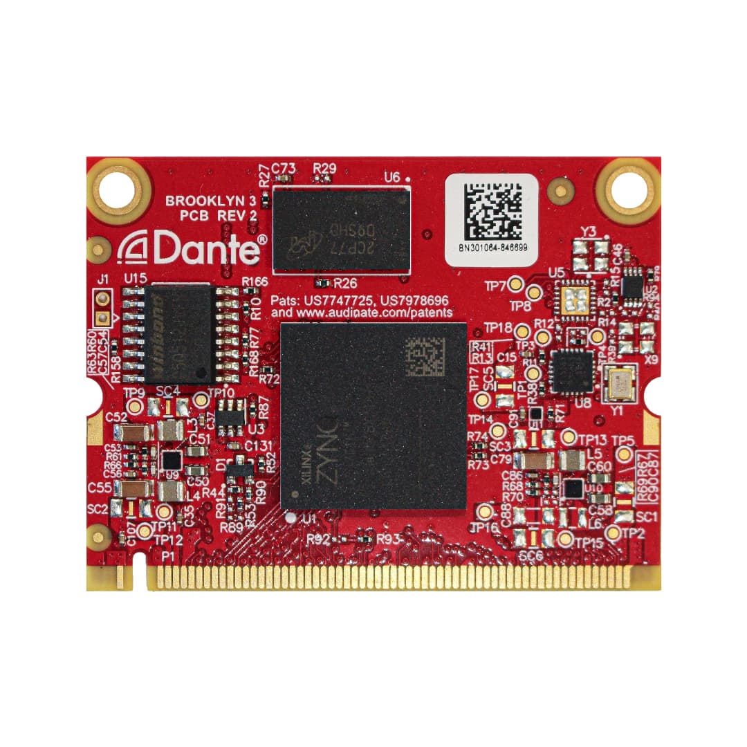 DANTE/AES67 NETWORKED AUDIO MODULE - 8x8 CHANNELS FOR LUNA-U
