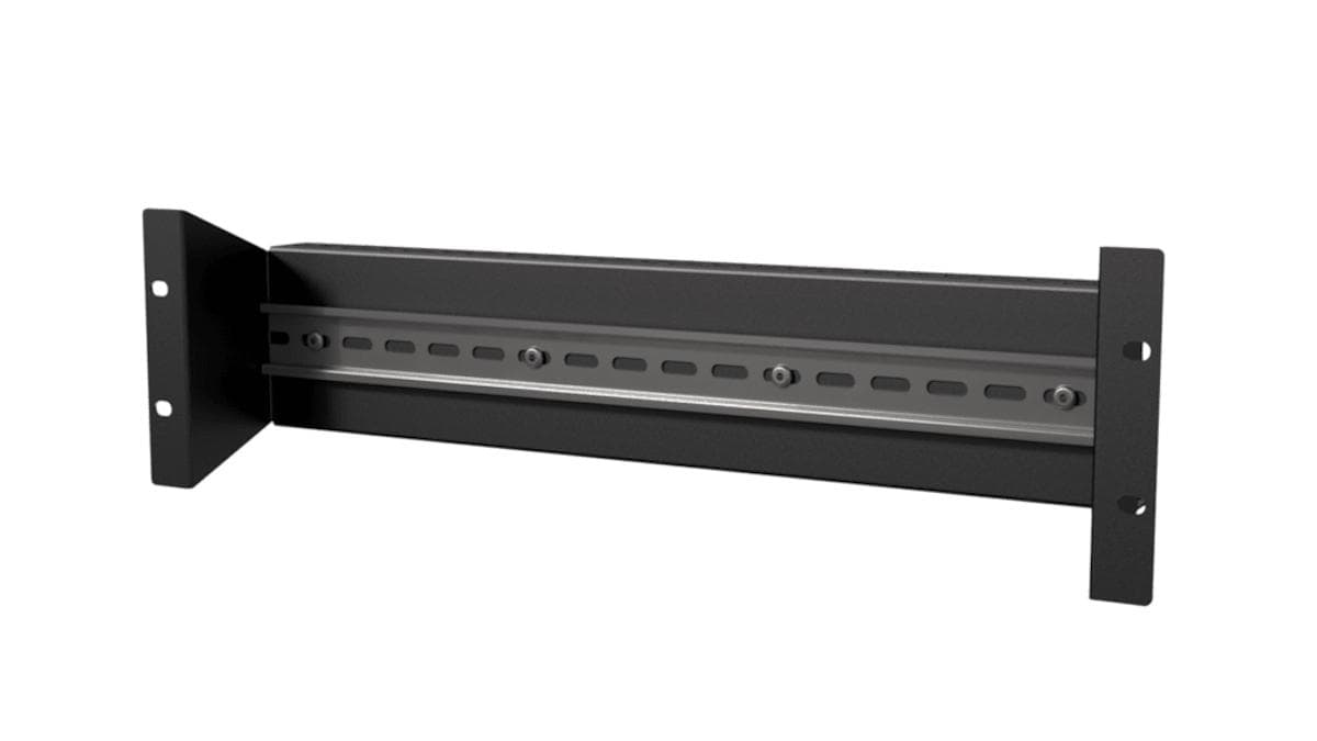 19" DIN rail mounting unit for 24 modules - 3HE 2