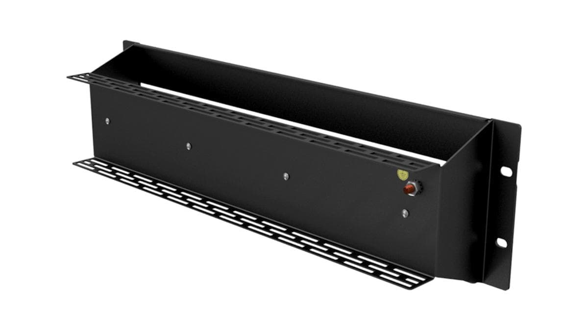 19" DIN rail mounting unit for 24 modules - 3HE 3