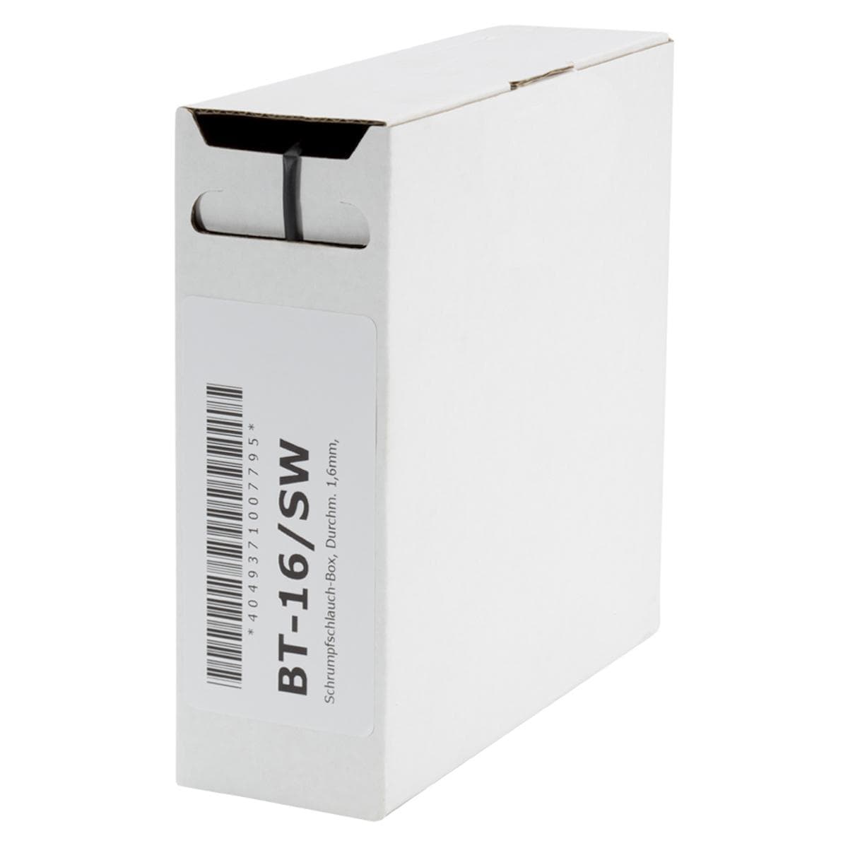 Sommer cable Shrink-on tube | 1,6mm | black