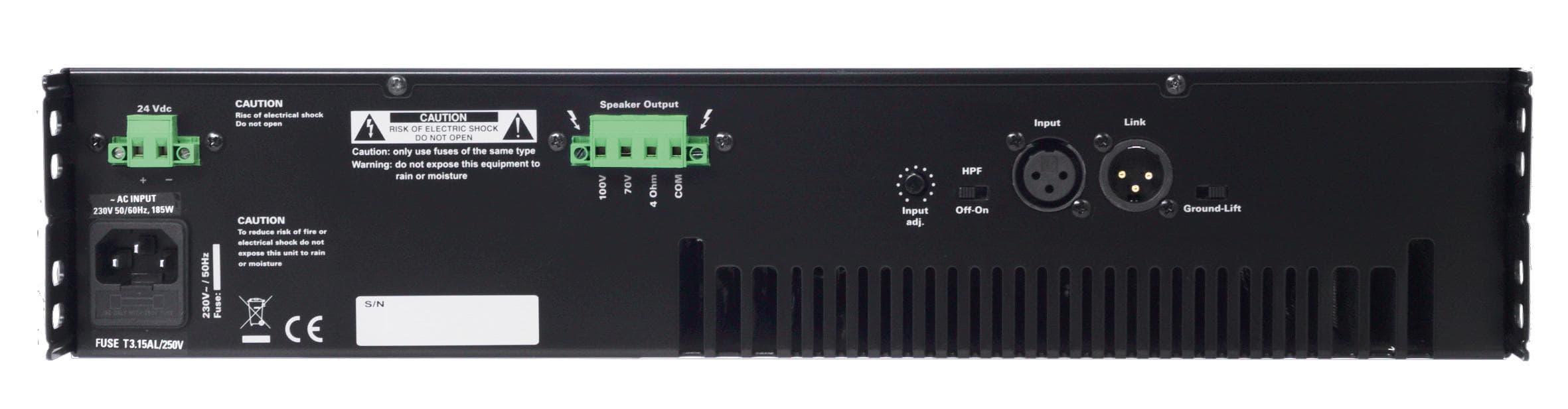 CPA12 Power amplifier 120W 100V 2