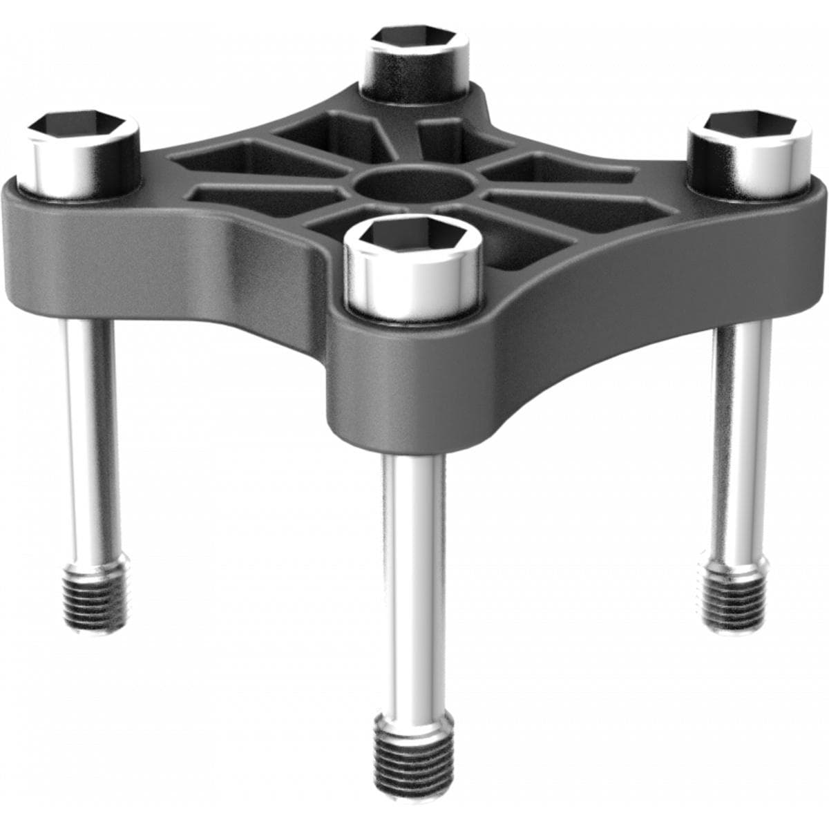 Back plate for DELTAX series LED wall for ground system fixing