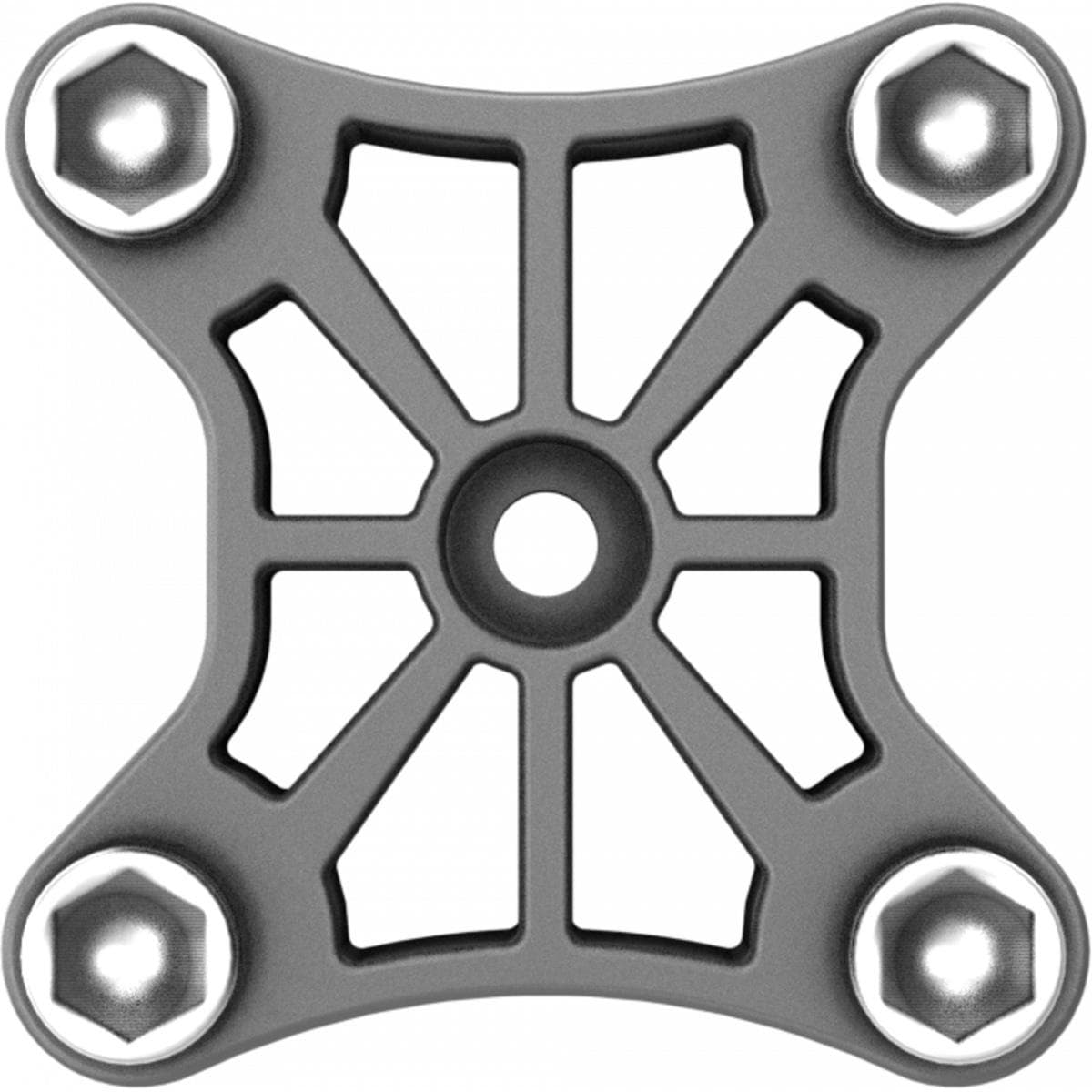 Metal joint used to connect 4 pcs DELTAX series cabinets, M10 hole for clamp 2