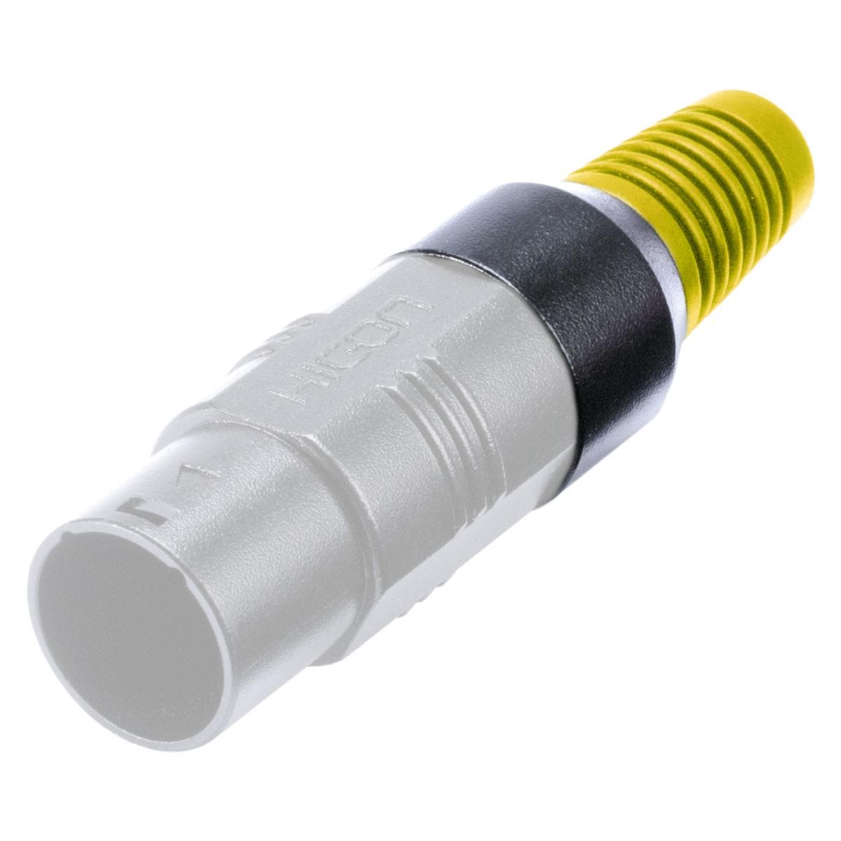 HICON Cover cap for HI-C6XL-HD, HI-RJ45-HD | yellow