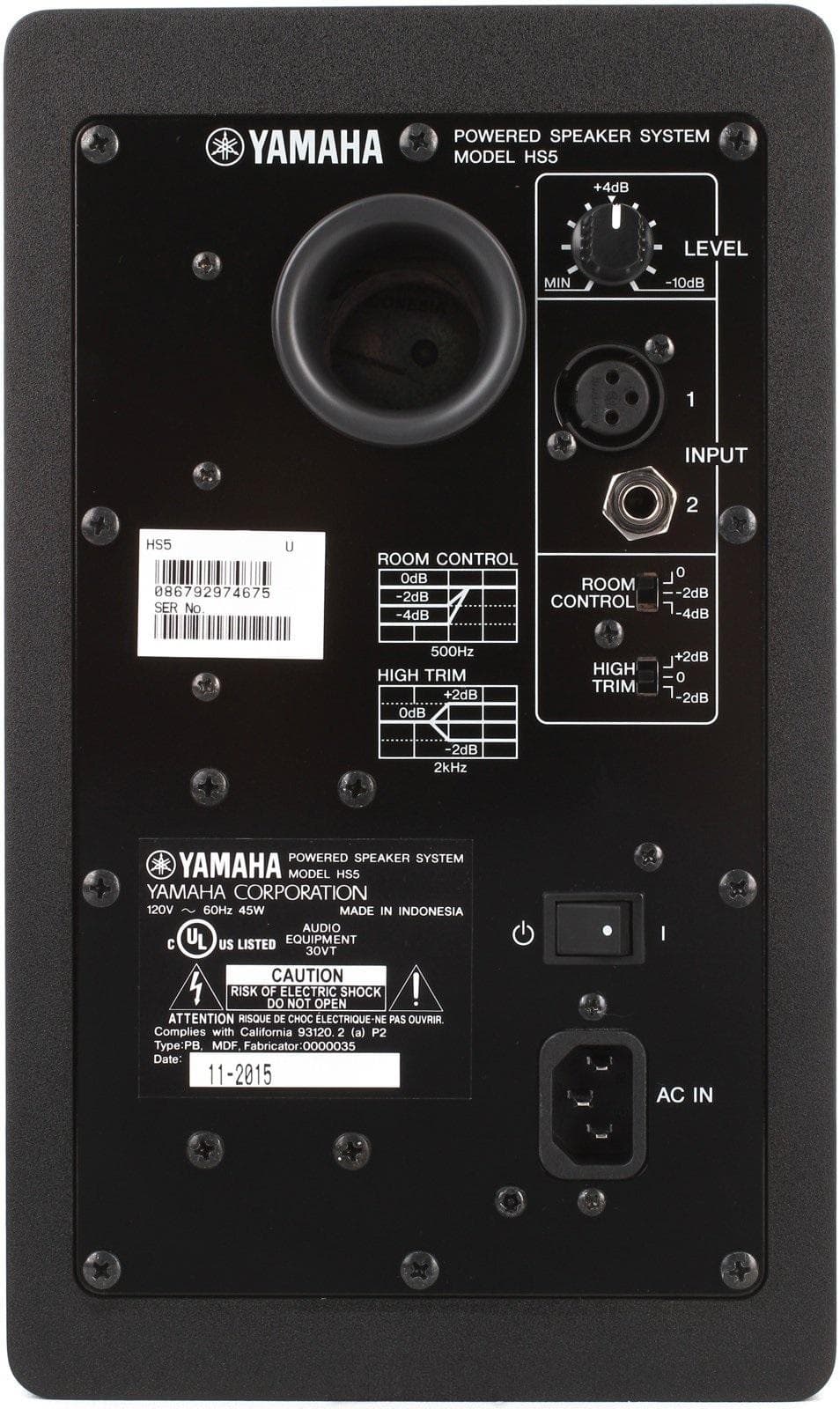 HS5 YAMAHA POWERED SPEAKER SYSTEM 3