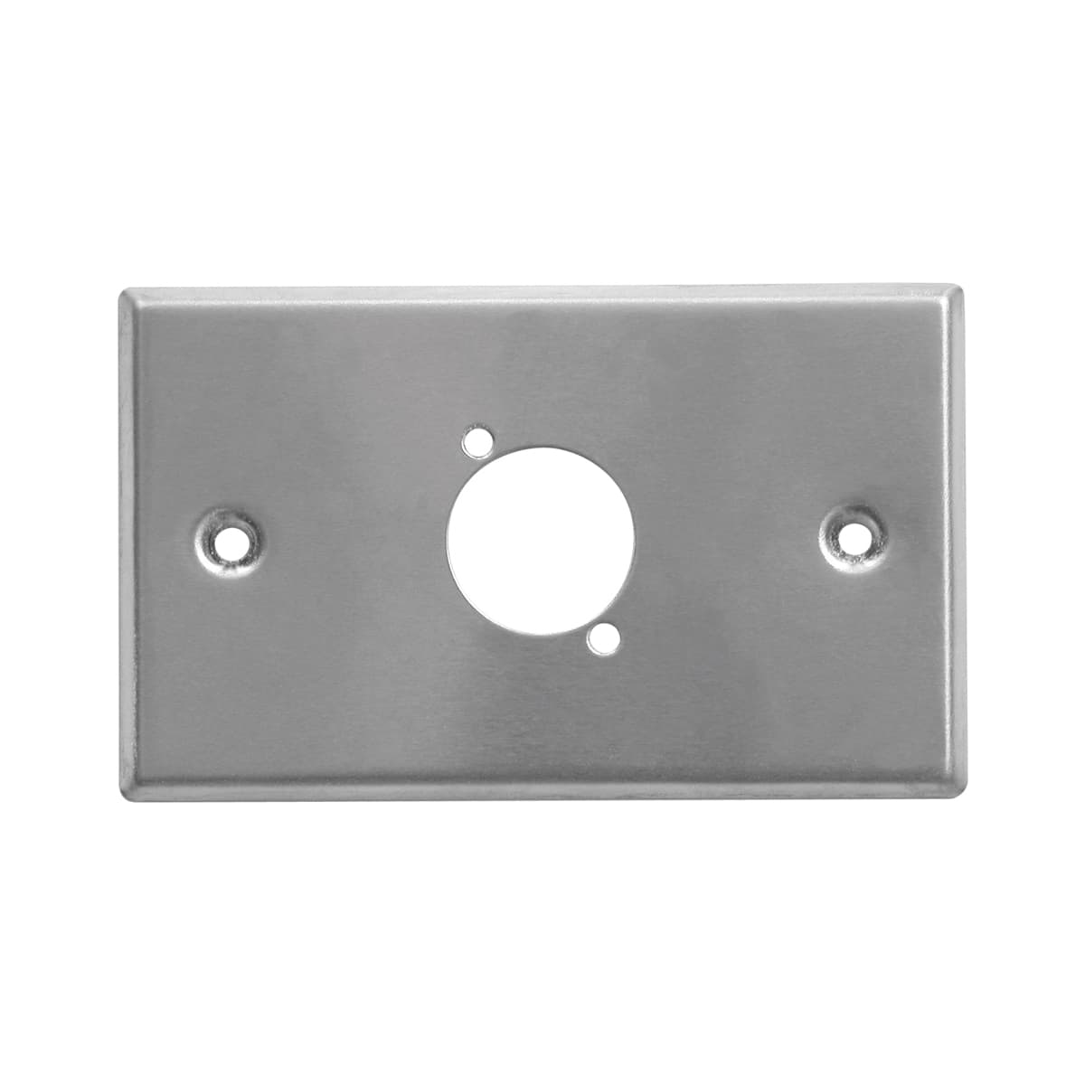Empty panels for wall, universal D-hole, width: 114 mm, height: 68 mm, grey