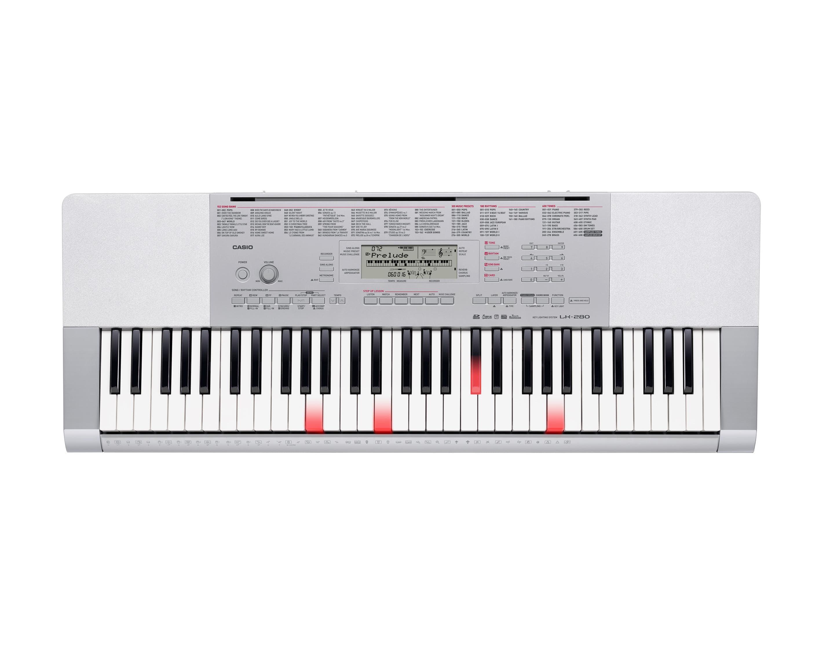 LK-280 Keylighting Keyboard (Adaptor included)