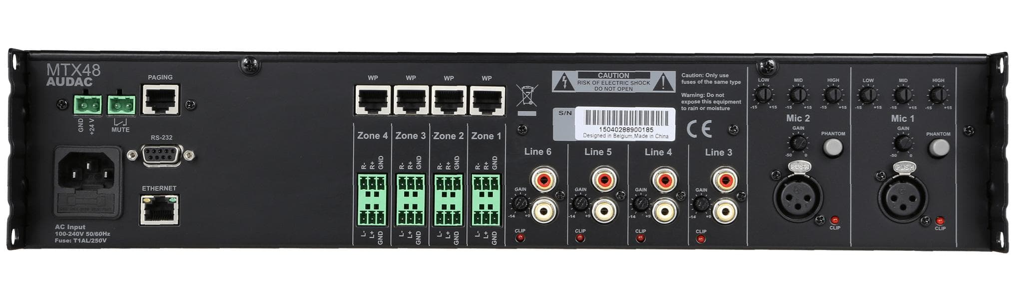 MTX48 4-zone audio matrix 2