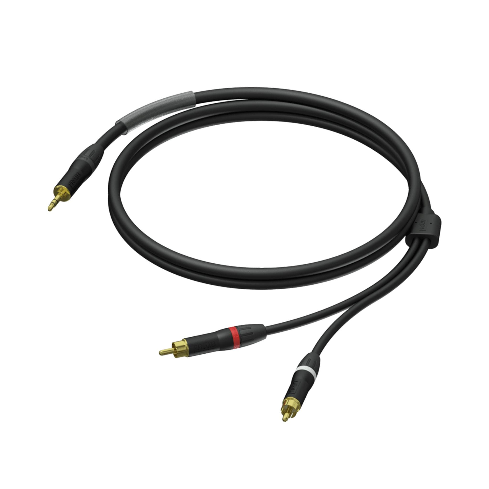 3.5 mm male stereo - 2 x RCA/Cinch male - UltraFlex™ 3 meter