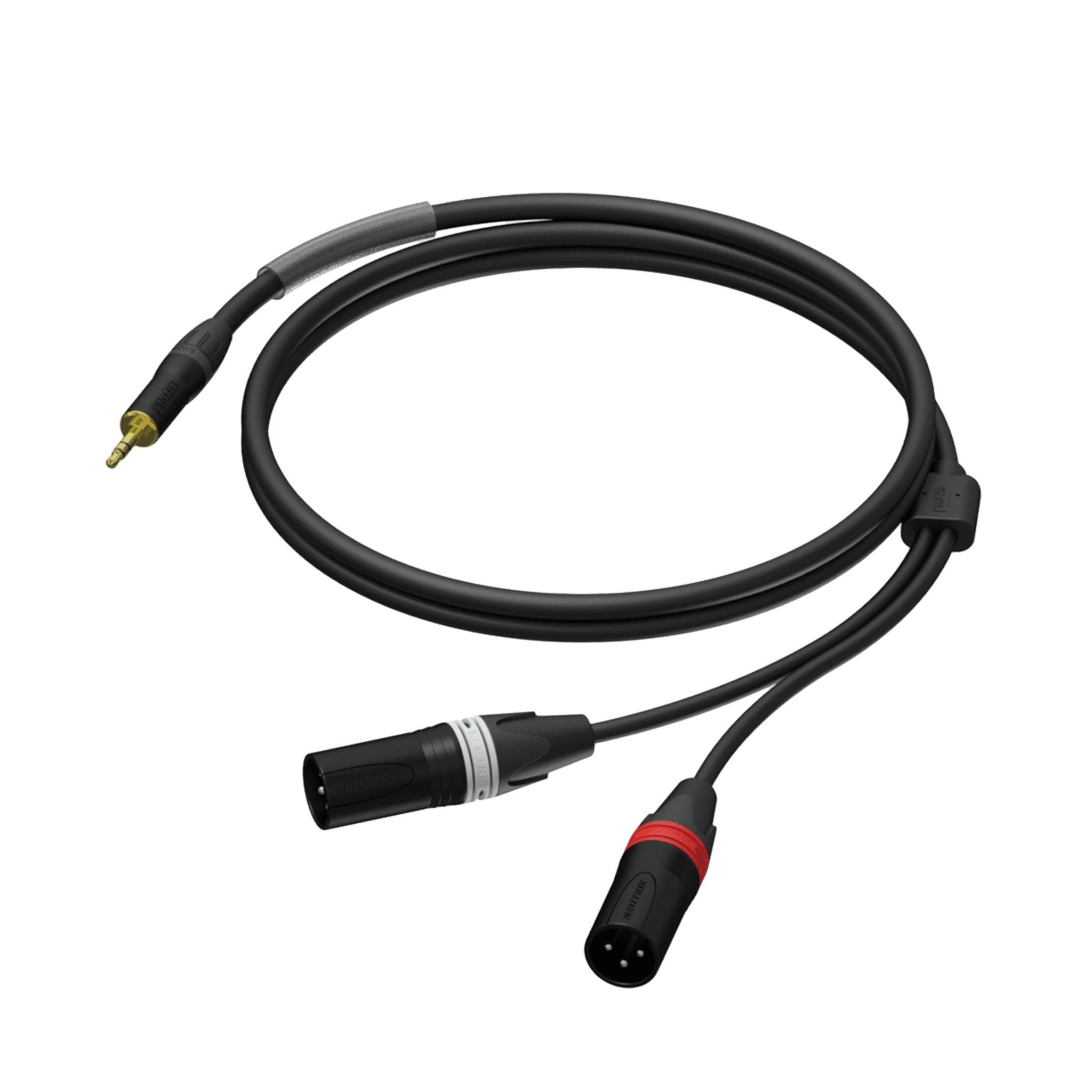 3.5 mm male stereo - 2 x XLR male - UltraFlex™ 3 meter