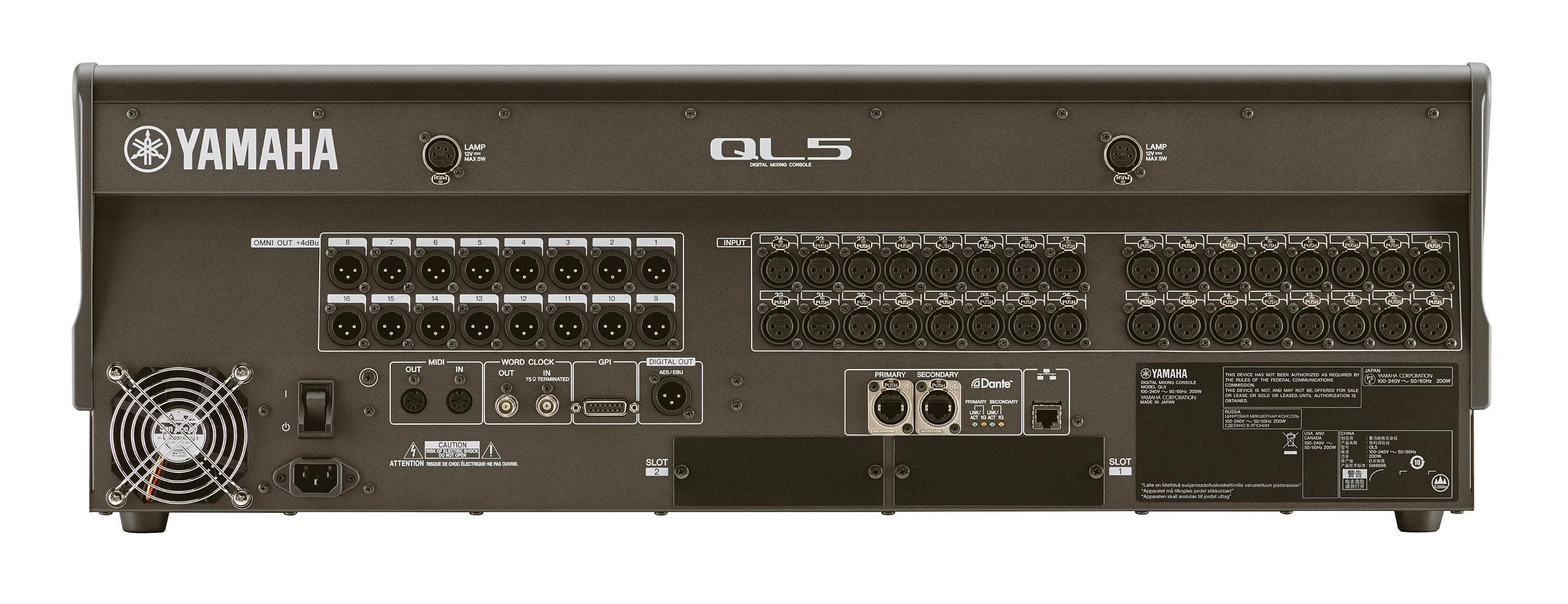 QL5 YAMAHA DIGITAL MIXING CONSOLE 4