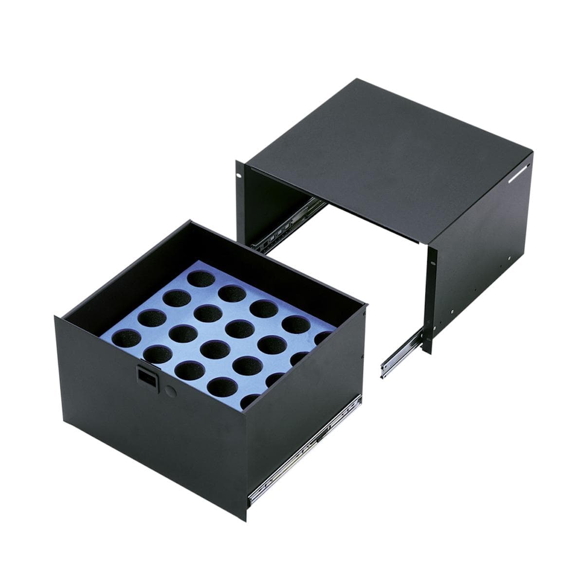 Sommer cable Drawer, 6 HU, 6 HE, length: 388 mm, width: 482,6 mm, height: 266,7 mm, anthracite