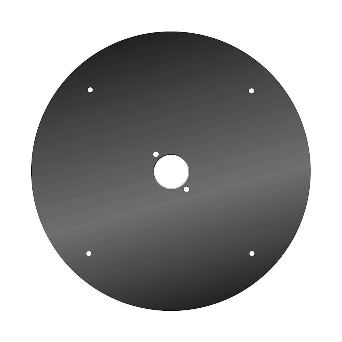 Sommer cable Front panel with 1 D-hole (XLR, etc.) for GT310, HT and SK-Modelle, anthracite RAL7016