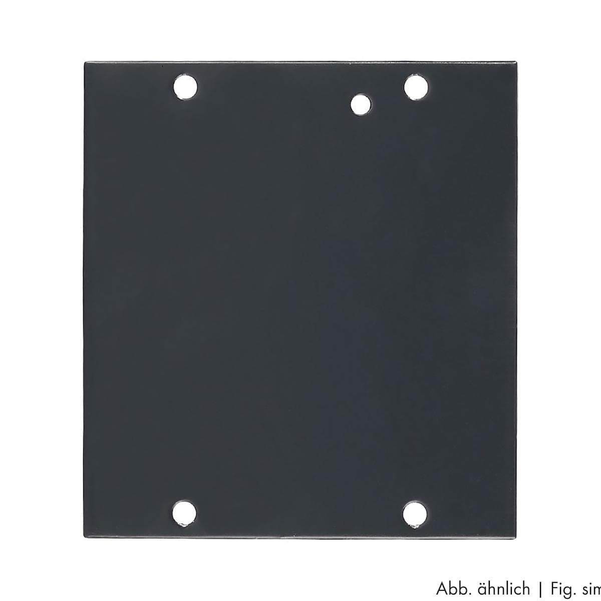 Side panel blank panel, 8 HE; depth: 140 mm for SYSBOXX, colour: anthracite, RAL 7016