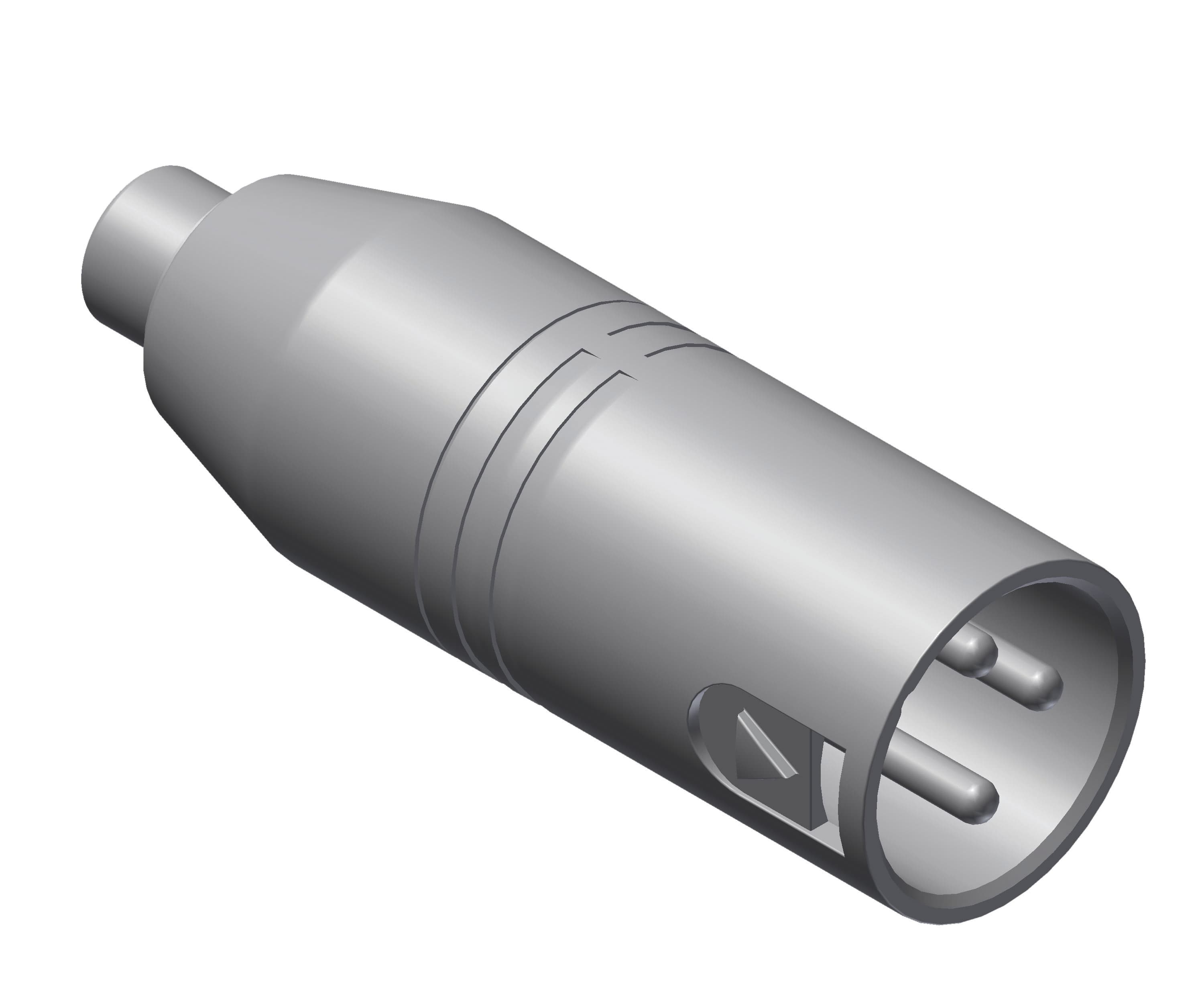 Adapter - RCA/Cinch female - XLR male Adapter