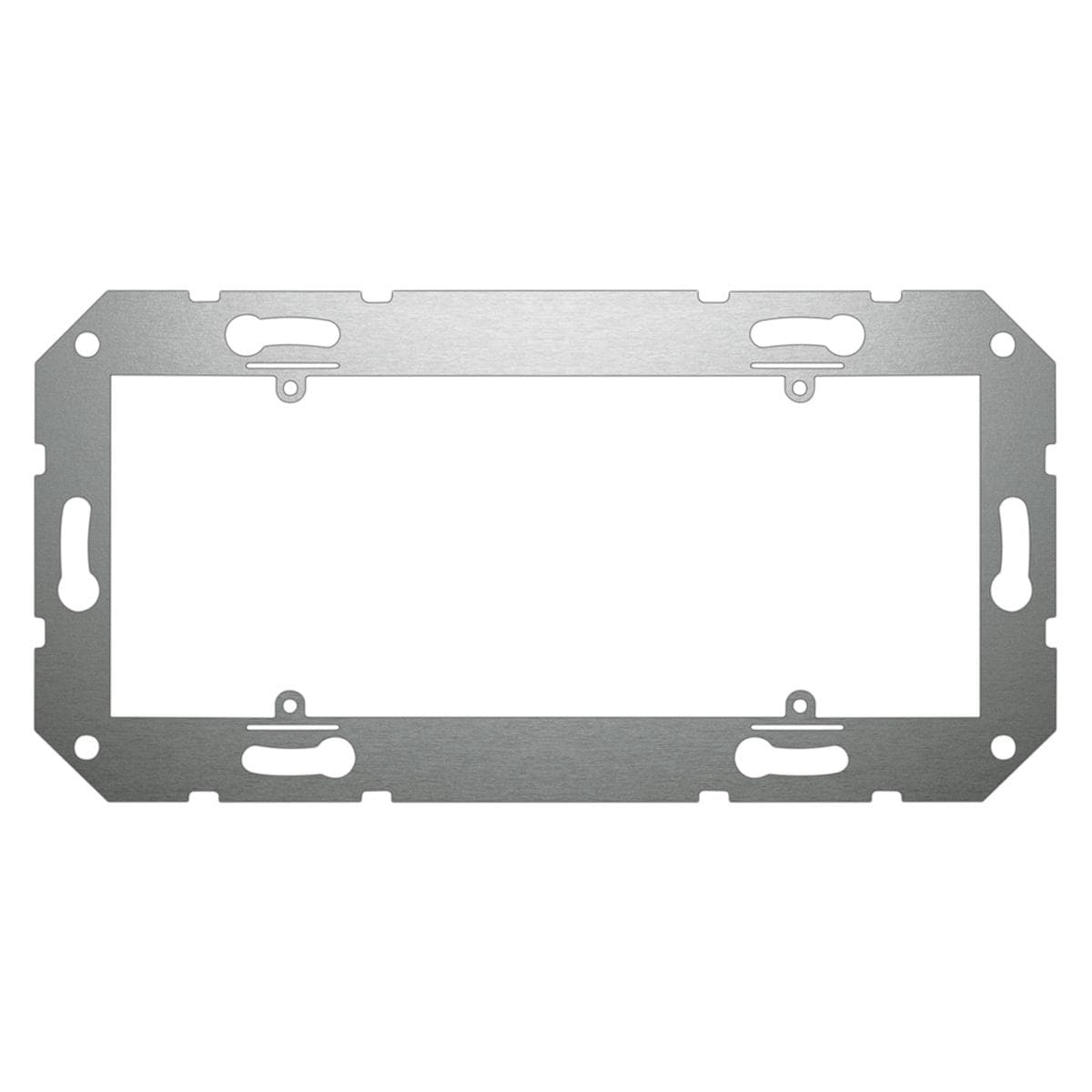Double installation frame , scale: 50x50 mm, stainless steel