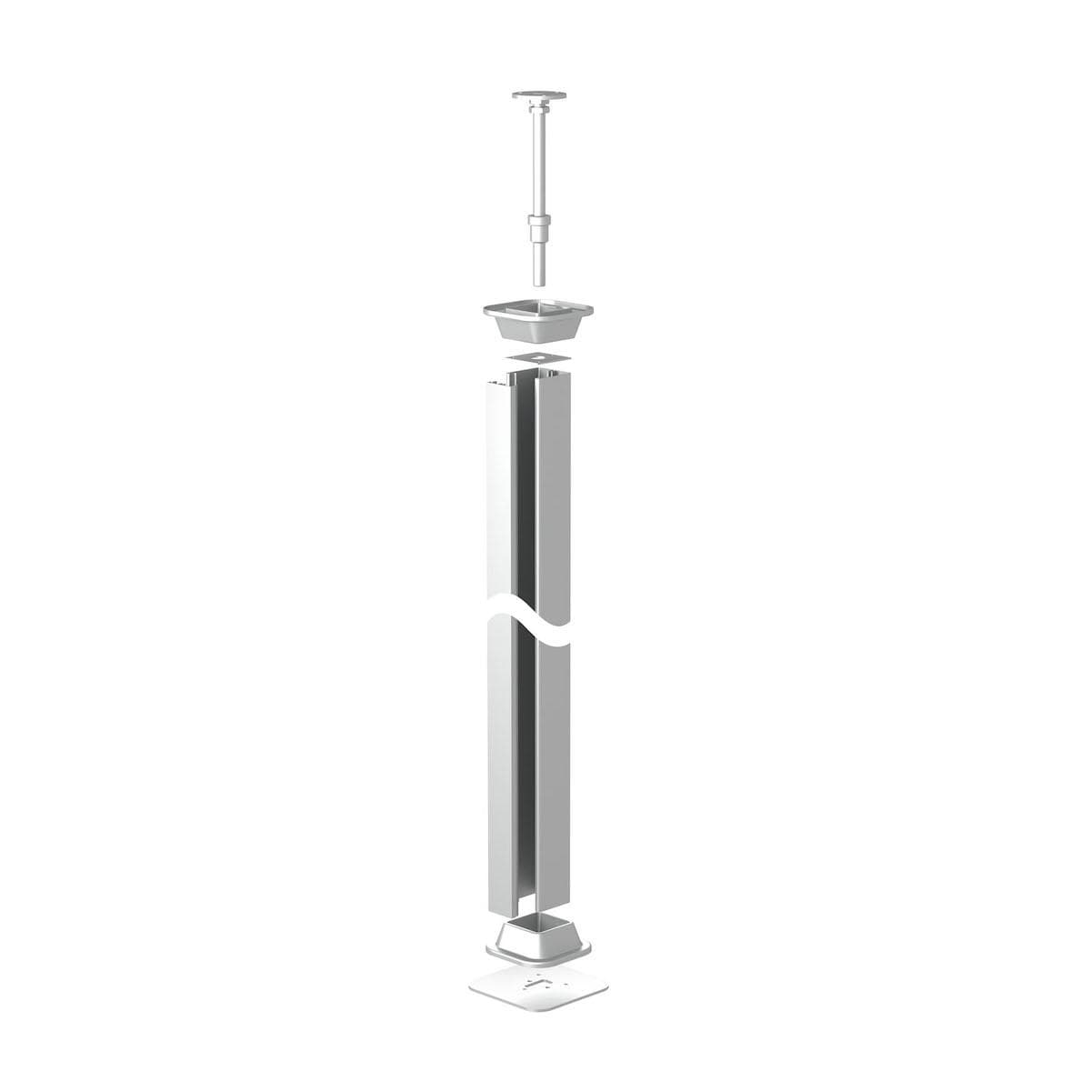 Square room column, 62 x 62 mm (2.44 x 2.44 in.)