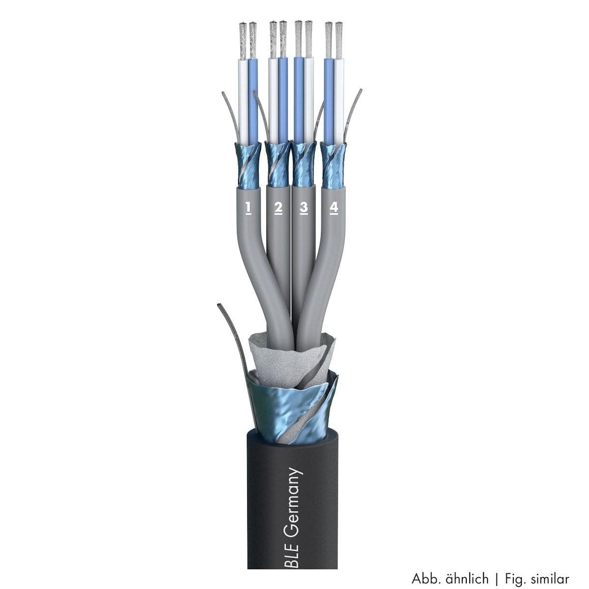 Multipair SC-Mistral MCF; black, mat | 2 x 0,22 mm² x number of pairs | 24 | S-PVC