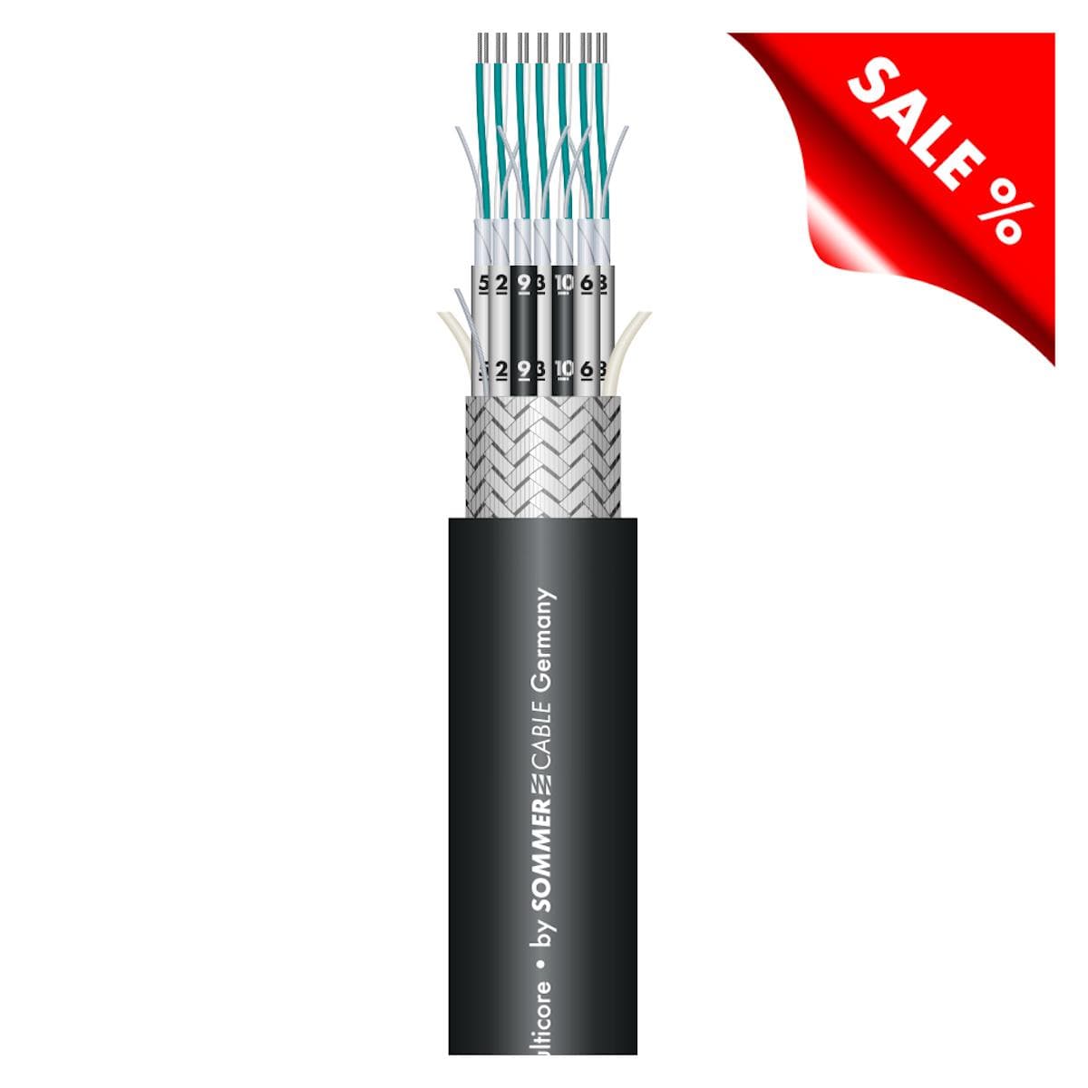 Multipair AUDIENCE; 16 x 2 x 0,14 mm²; S-PVC Ø 15,00 mm; black