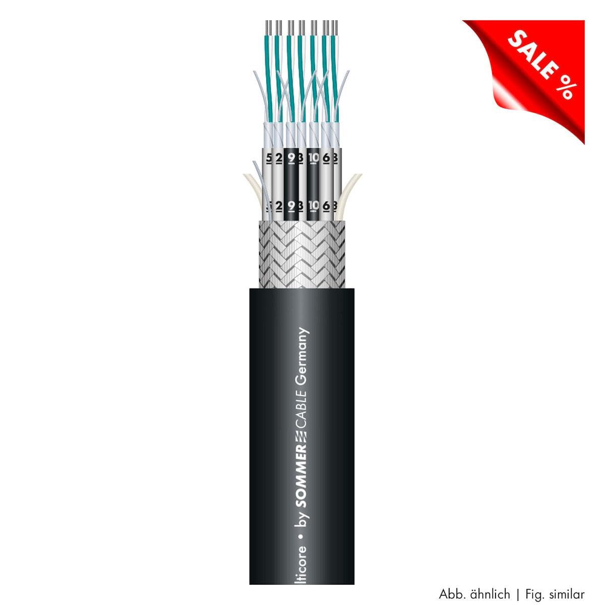 Multipair AUDIENCE; 32 x 2 x 0,14 mm²; S-PVC Ø 21,00 mm; black