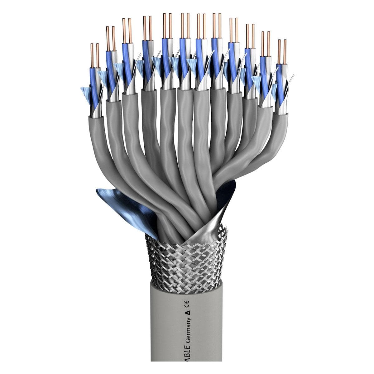Modulation cable Logicable MP CPR-Version; FRNC; grey | 2 x 0,26 mm² x number of pairs; Dca | 12