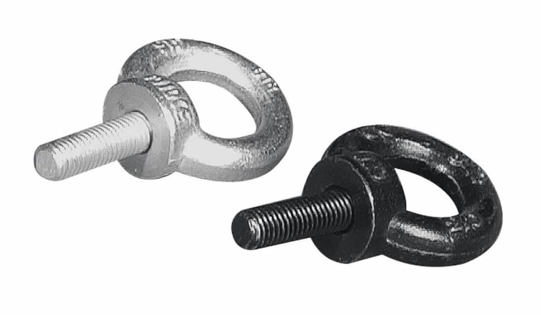 EB 10 eyebolt, DIN 580, black