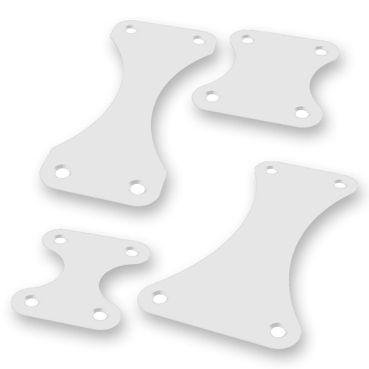 Cluster plate 0° VR(2)-10810 white/color*