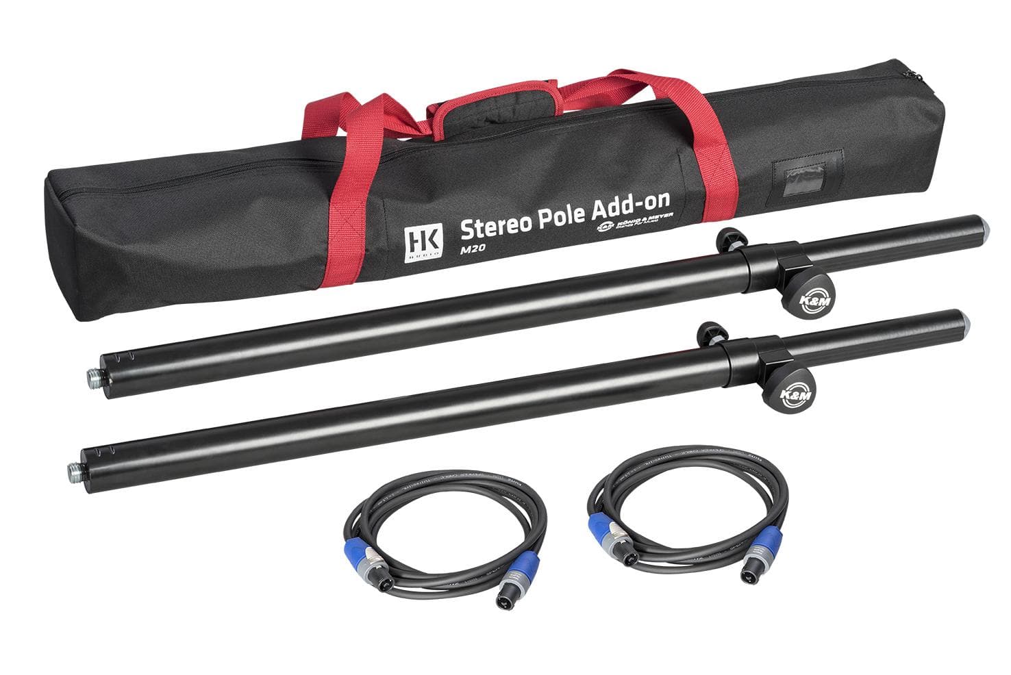K&M Stereo Pole Add On M20 Speakon