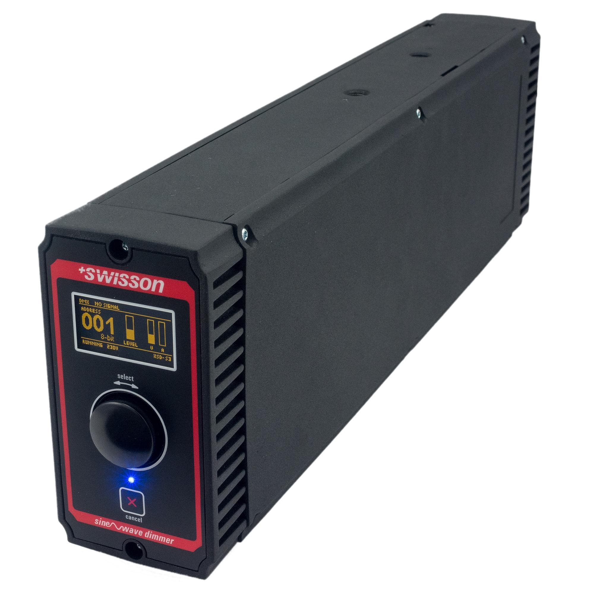 XSD-S3-BC-5 1x3kW Sine Wave Dimmer, powerCON blue, 5pin XLR