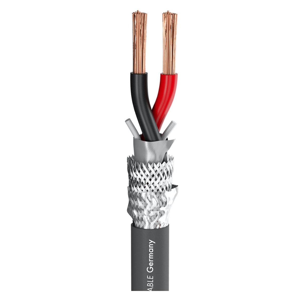 Speaker Cable Meridian Install SP240; 2 x 4,00 mm²; FRNC, shielded Ø 10,10 mm; dark grey