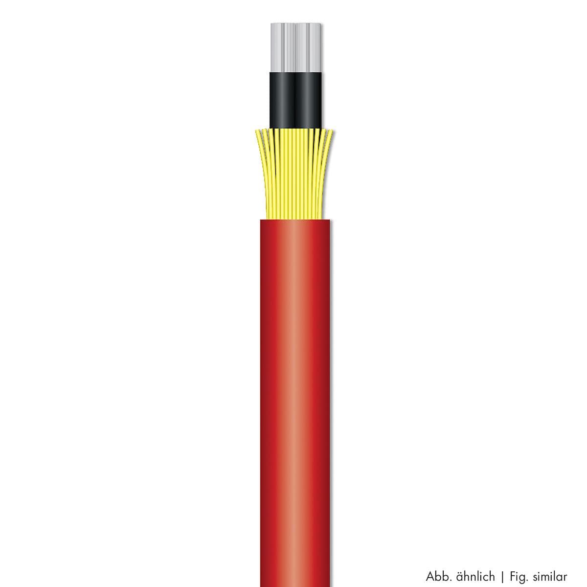 Optical fiber SC-Octopus; PUR; red, Ø 6,00 mm