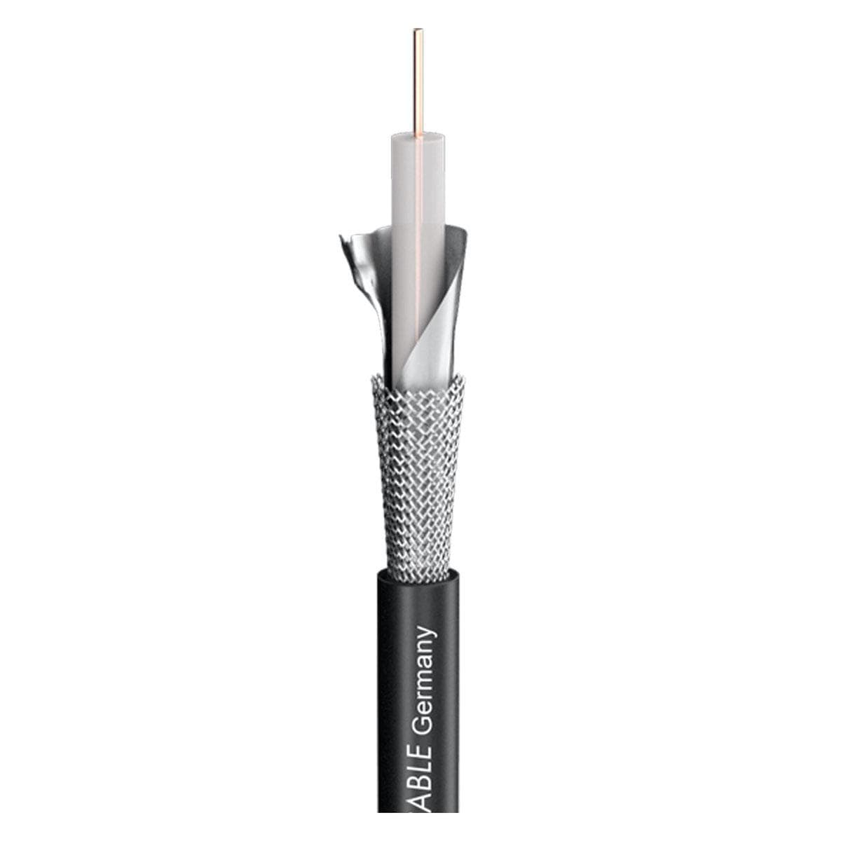 video cable SC-Focusline MS; 1 x 0,60; PVC, flame-retardant Ø 6,20 mm; black