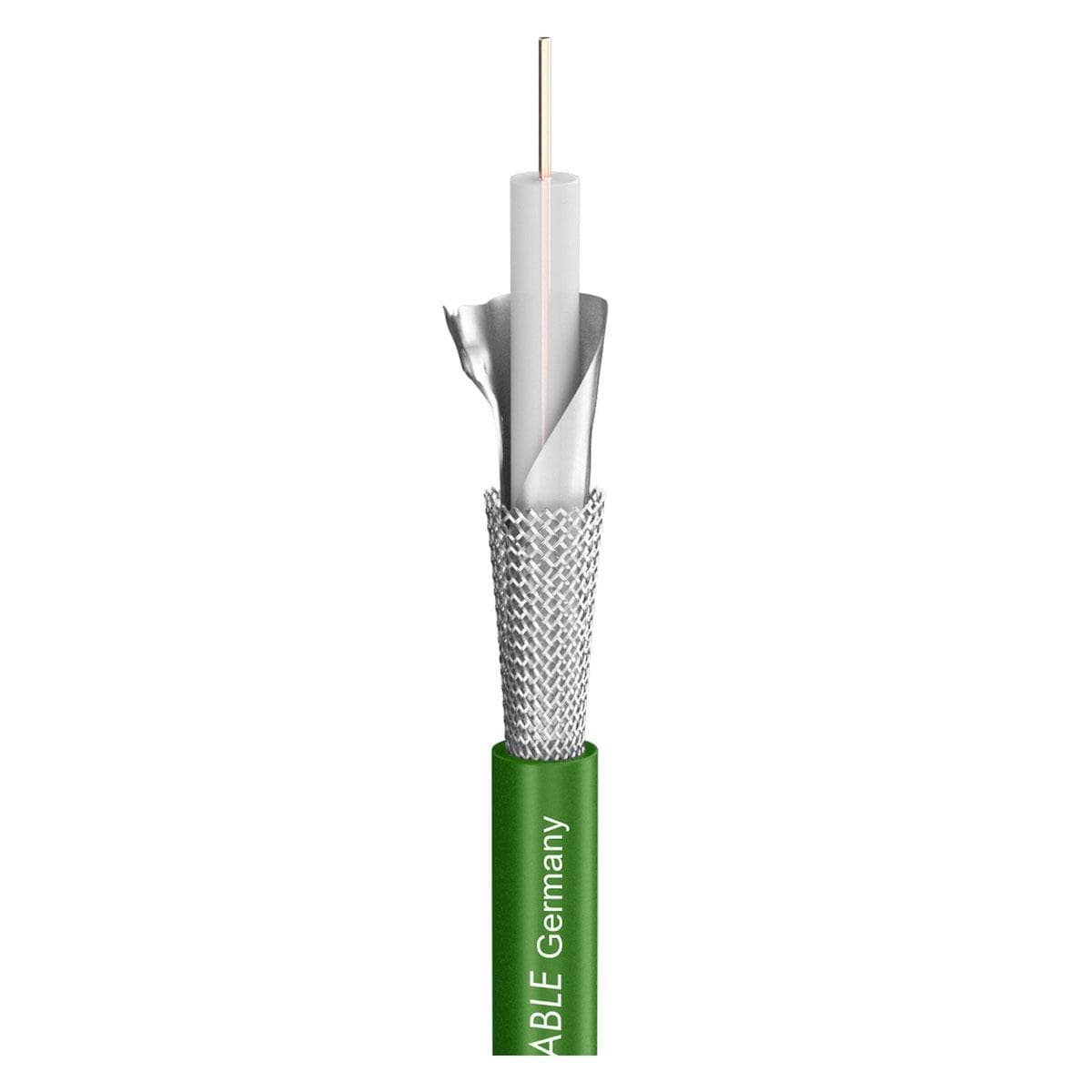 video cable SC-Focusline M; 1 x 0,60; PVC, flame-retardant Ø 6,20 mm; green