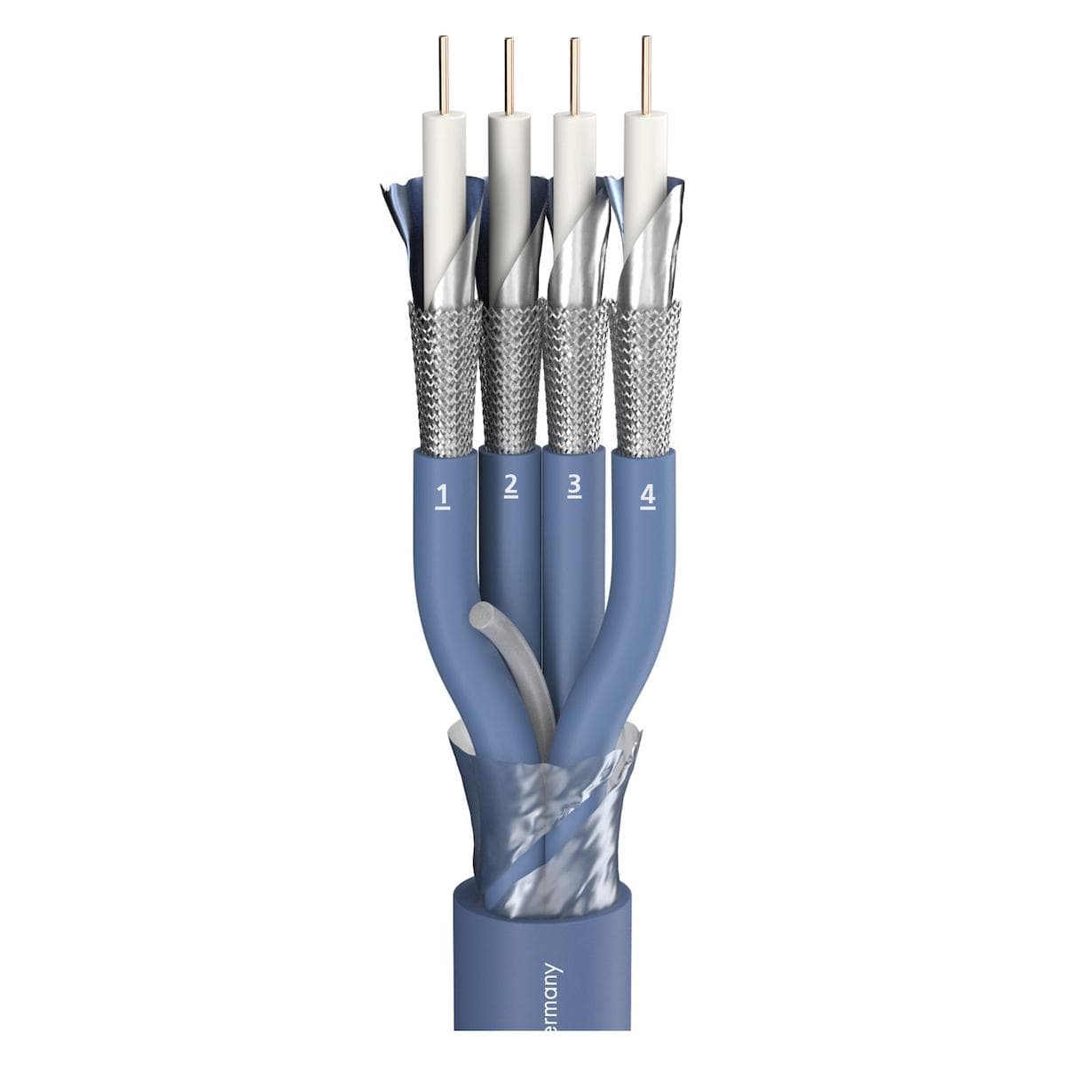 video cable SC-Vector (RCB); 4 x 0,80; PVC Ø 17,00 mm; blue