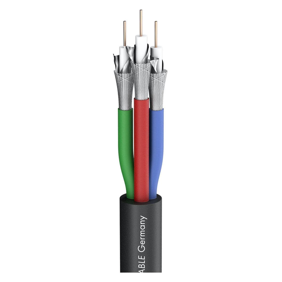 video cable Transit 3 HD; 1 x 0,60/2,80; PVC Ø 11,20 mm; black