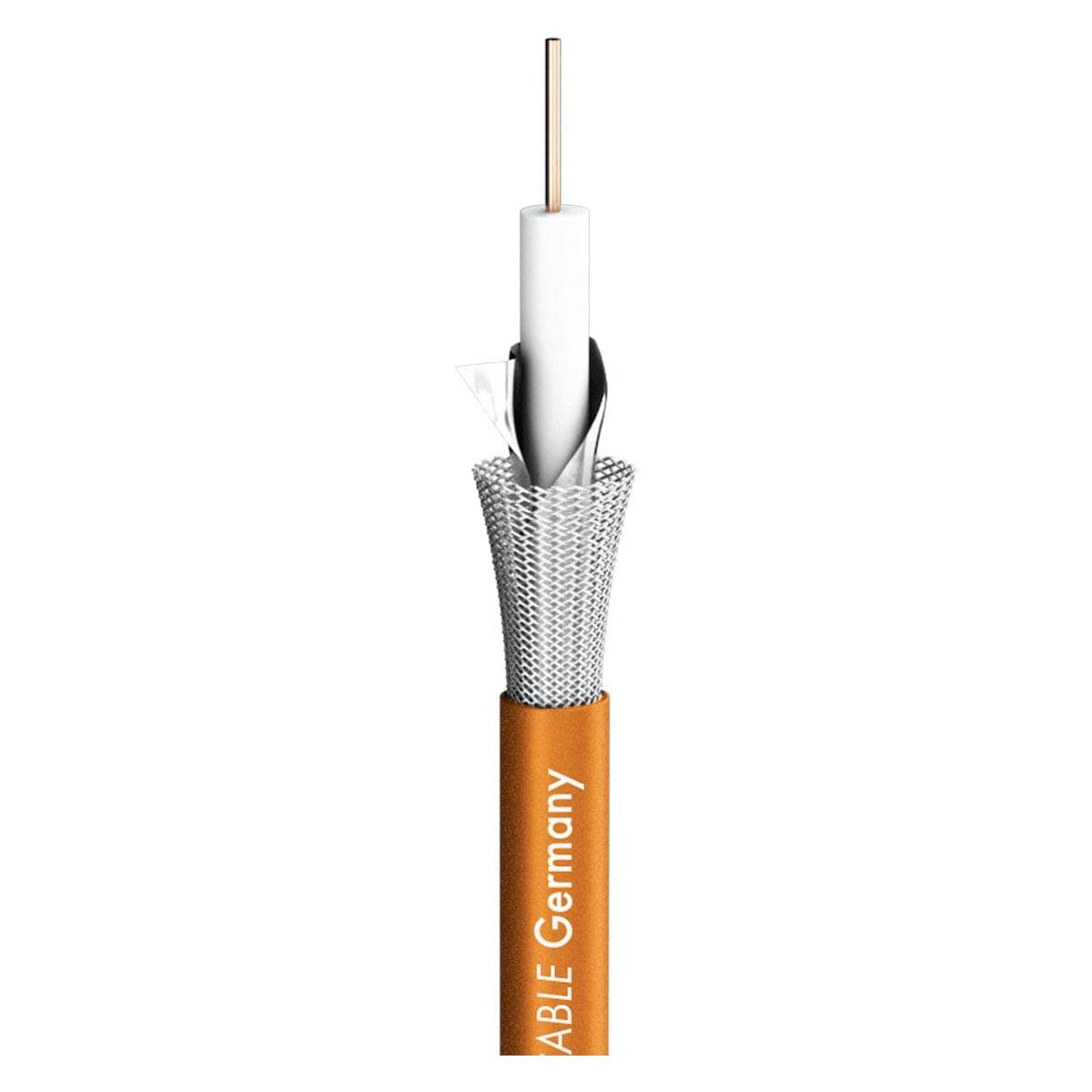 video cable SC-Slimline; 1 x 0,60; PVC Ø 4,20 mm; orange