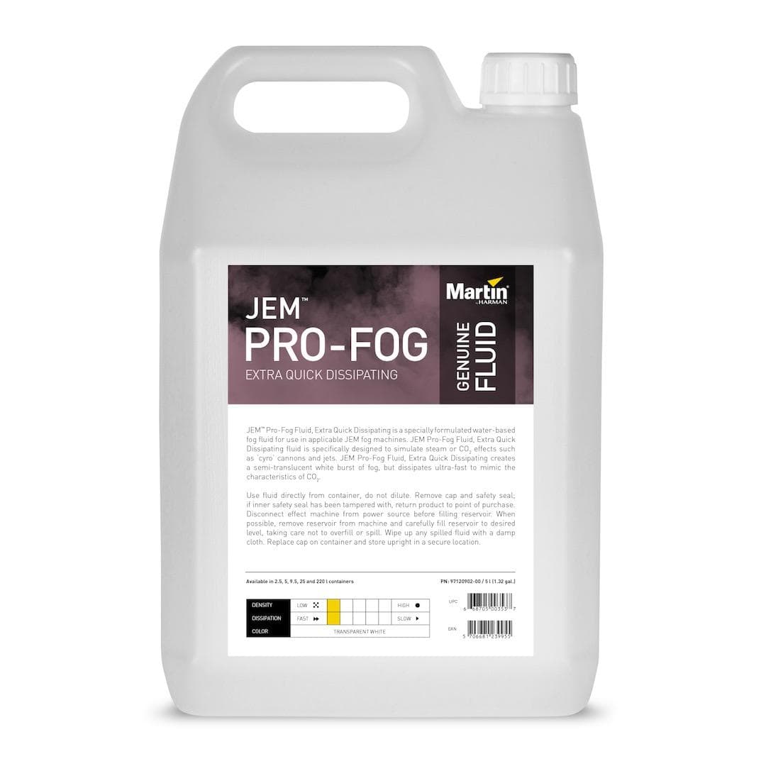 Pro-Fog Fluid, Extra Quick Dissipating, 4x 5 l
