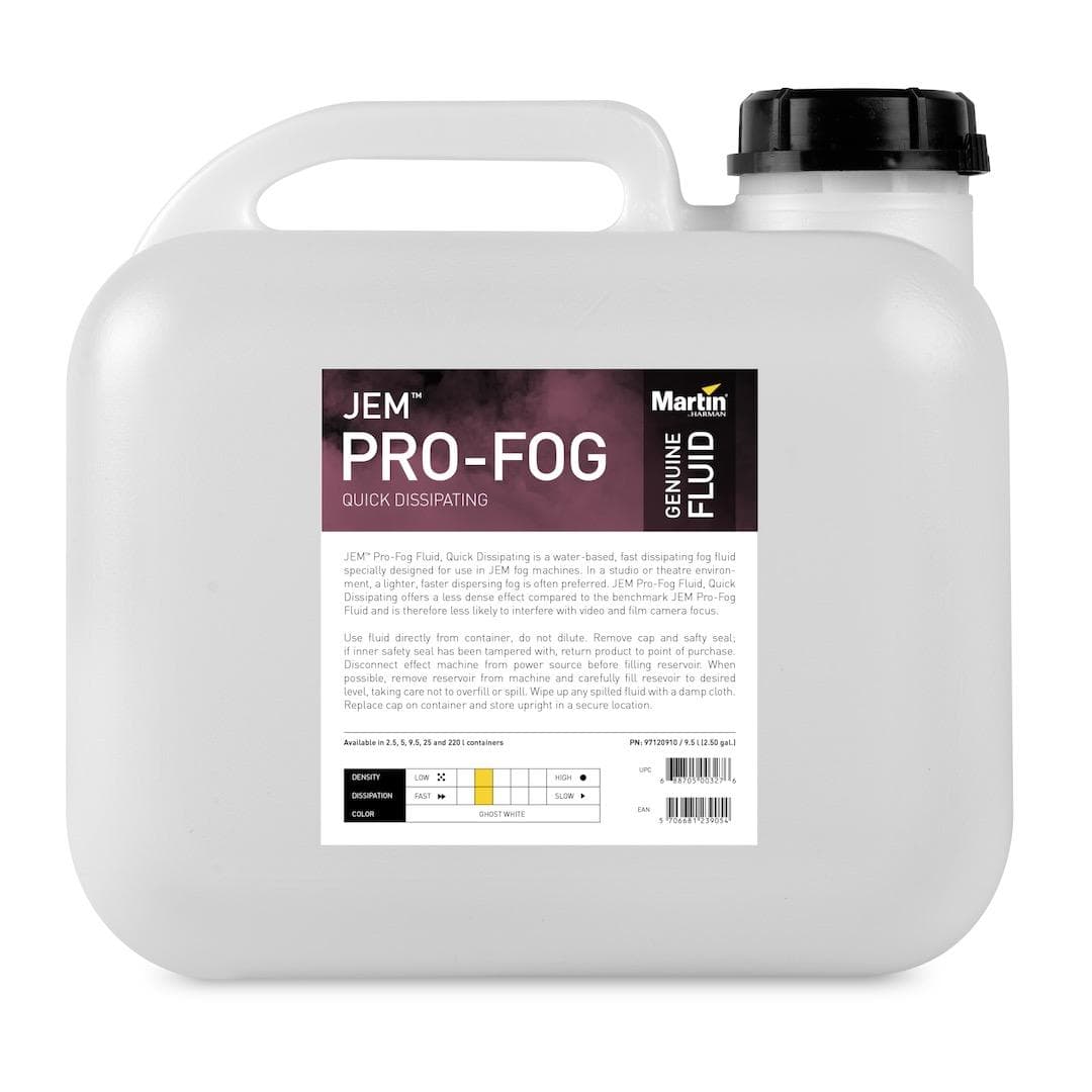 Pro-Fog Fluid, Quick Dissipating, 9.5 l
