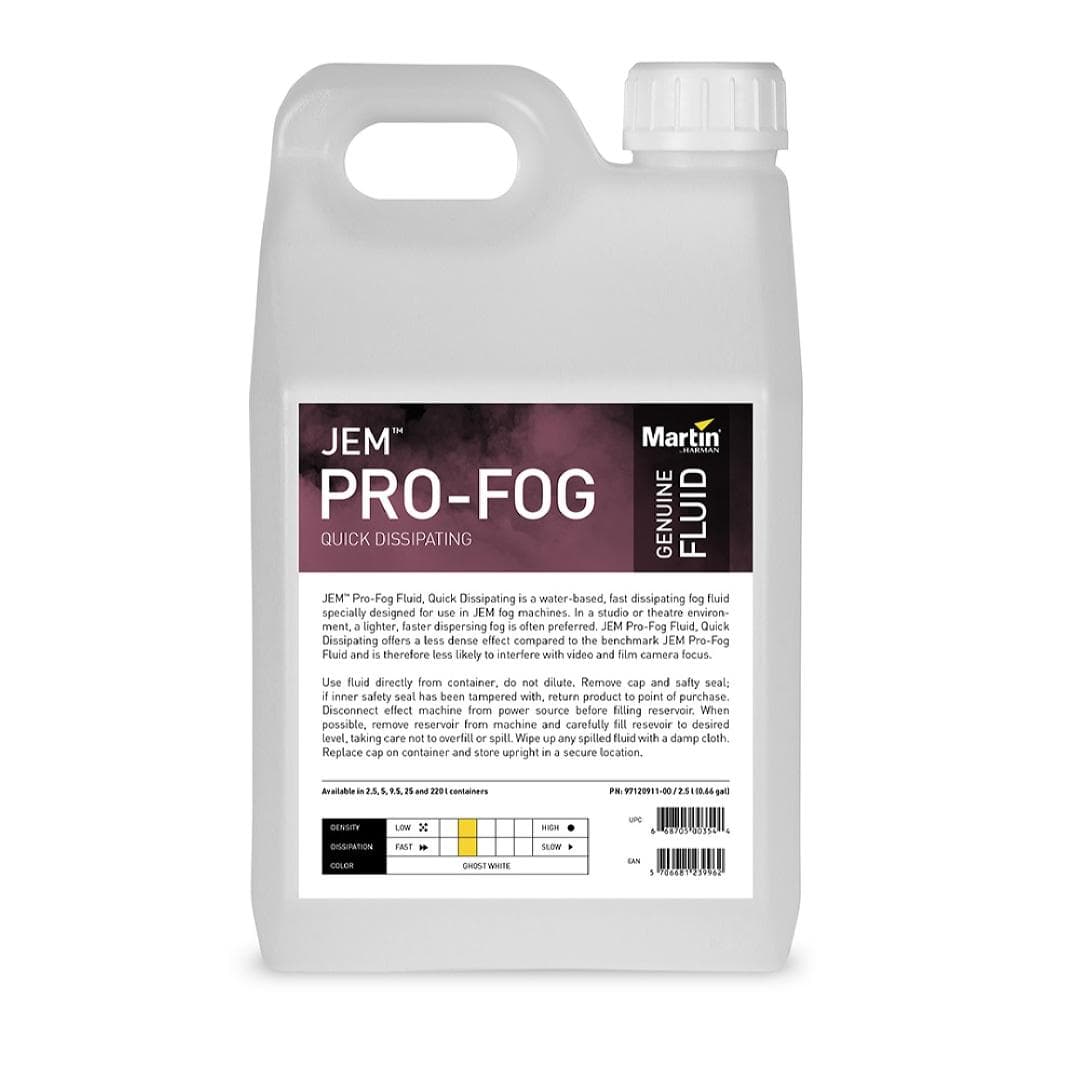 Pro-Fog Fluid, Quick Dissipating, 4x 2.5 l