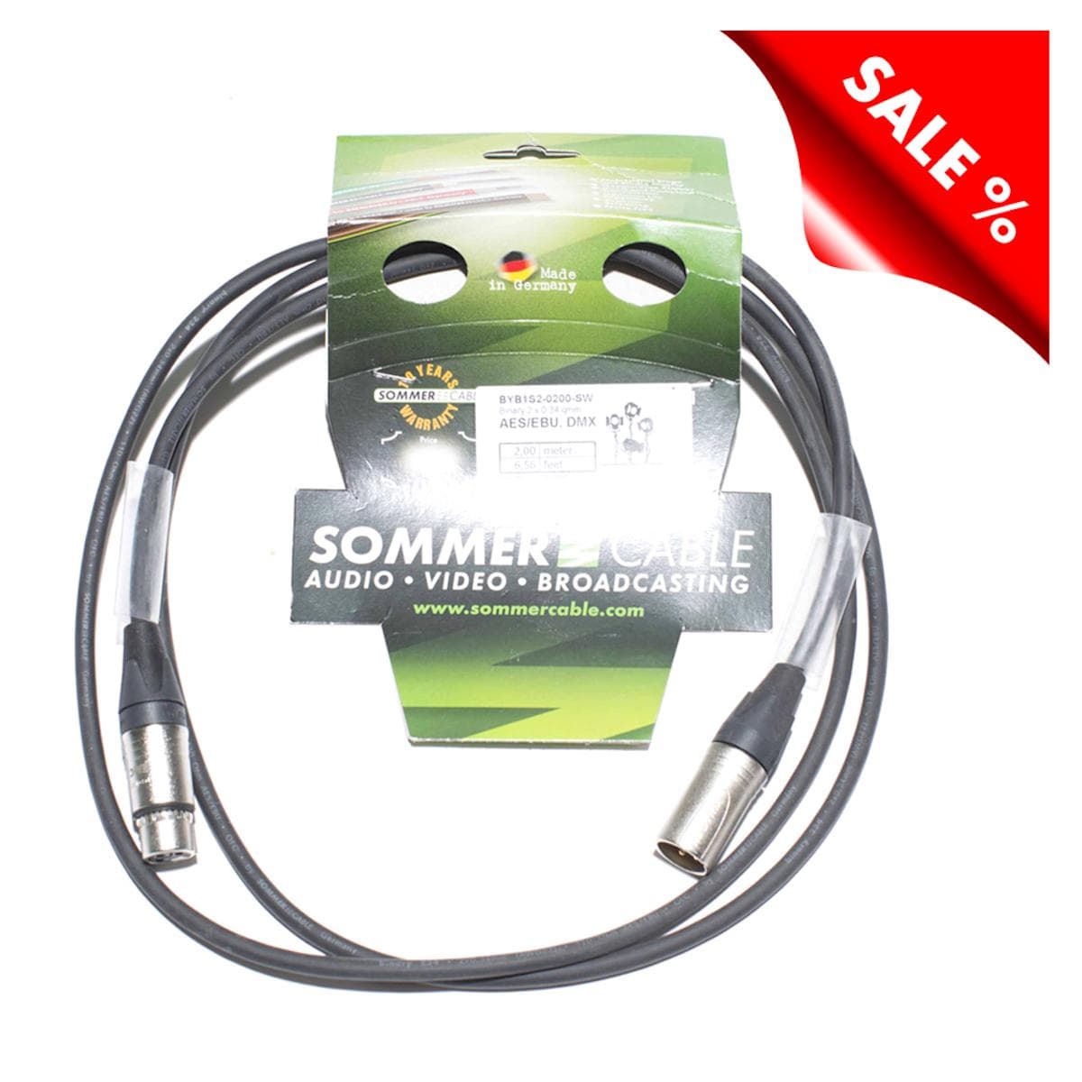 Aes / ebu Binary 234 AES/EBU, 2 x 0,34 mm² | XLR / XLR, NEUTRIK