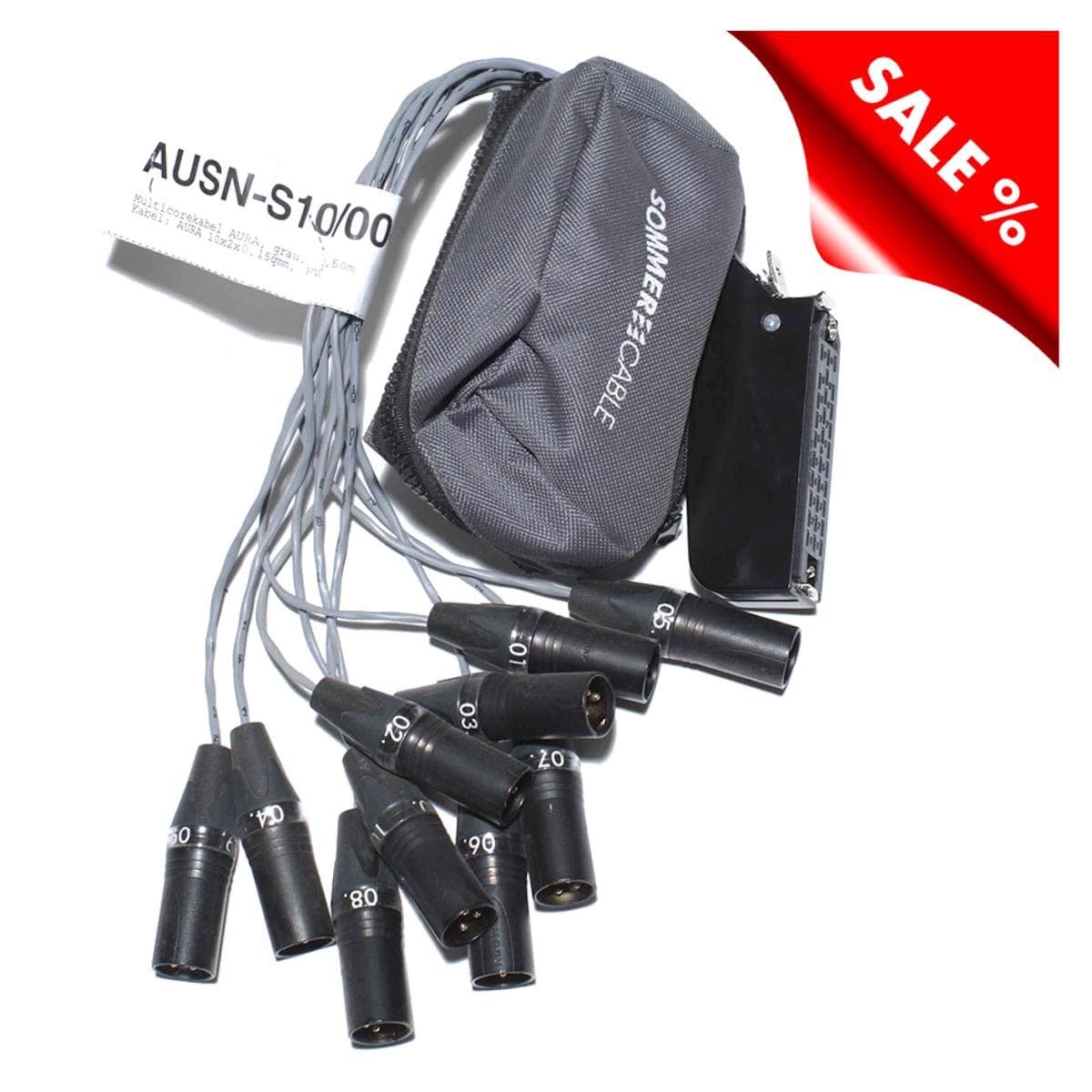 Multipair audio & aes / ebu, 20 x 0,15 mm² | Female multipoint connector / XLR, SIEMENS