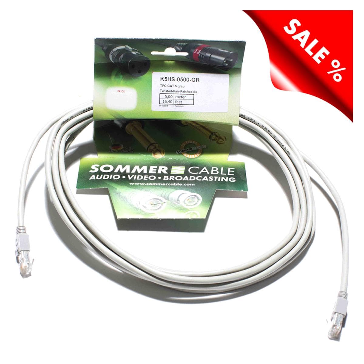 Cat.5e SC-Mercator, 8 x 0,14 mm² | RJ45 / RJ45, HIROSE