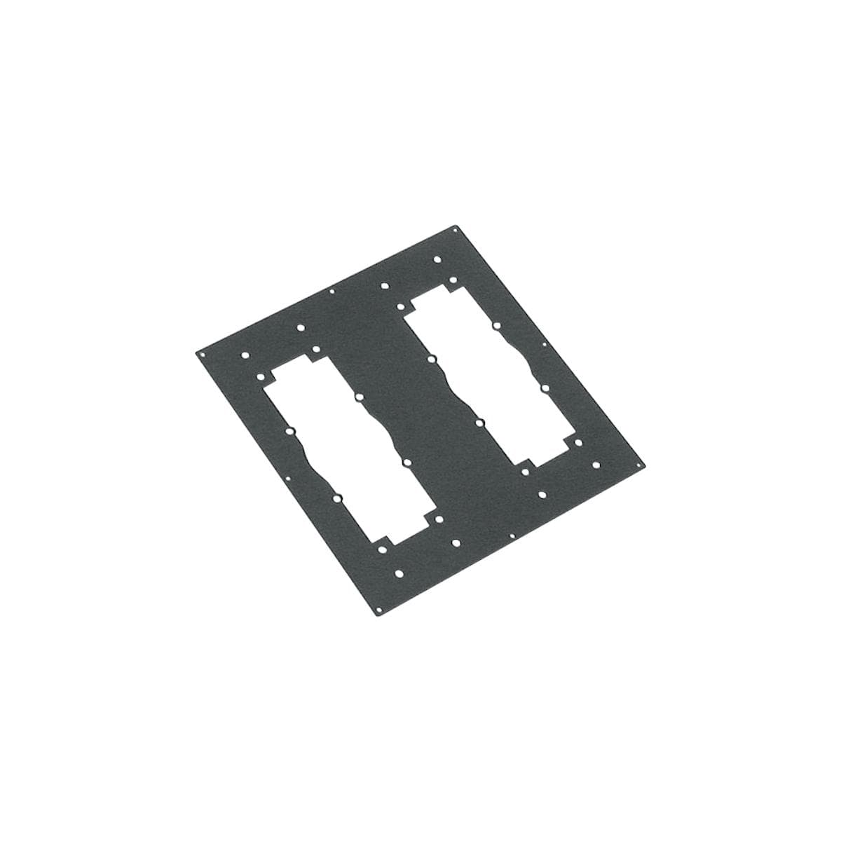 Sommer cable Adapter panel, 2 universal-multipin cutouts for BB-Series, anthracite RAL7016