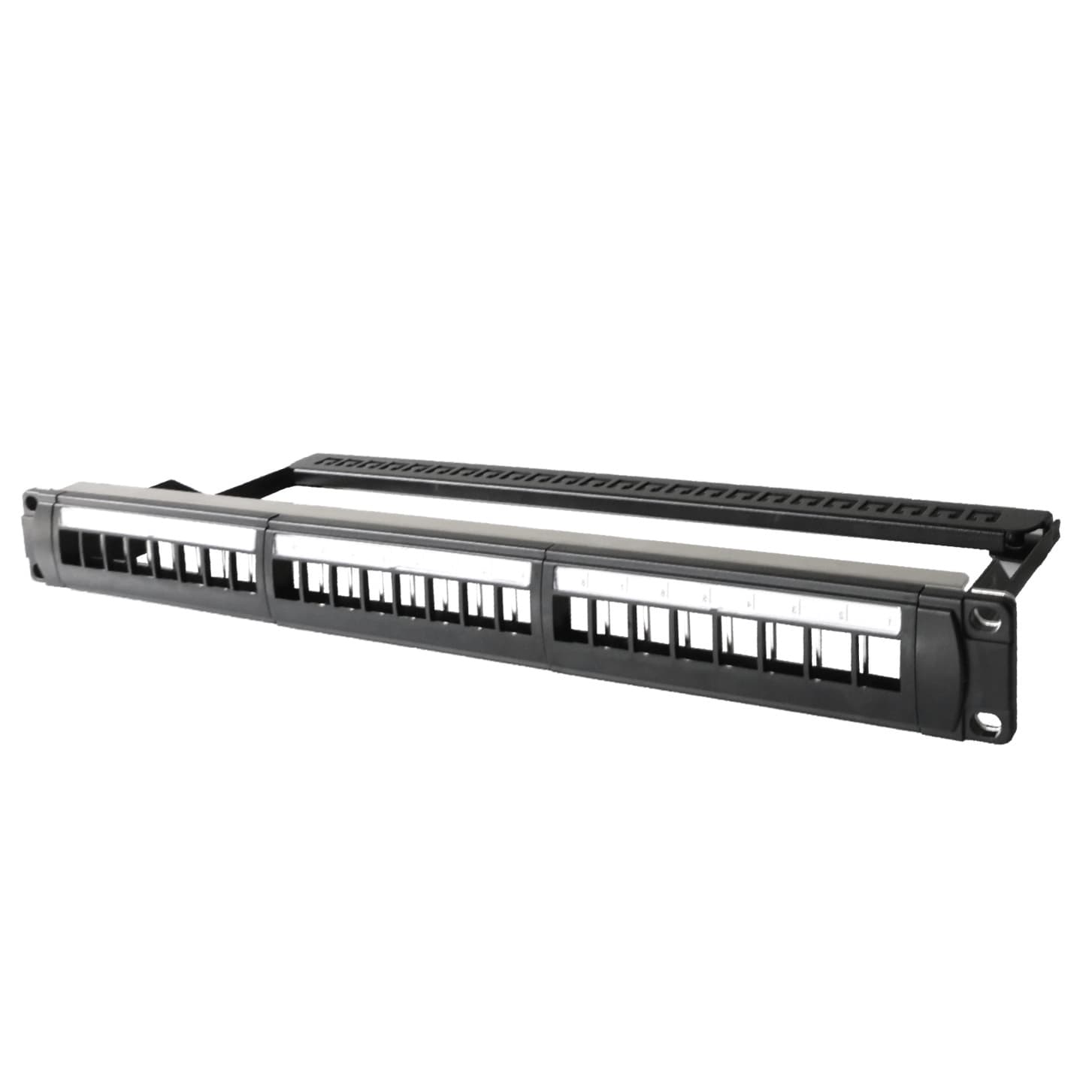 19” blind plate - 1HE - 24x Keystone