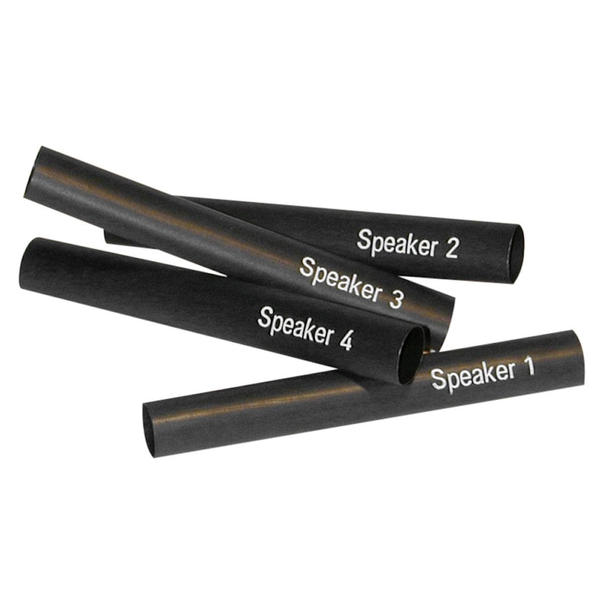 Sommer cable Shrink-on tube, Speaker 1 – Speaker 4, black