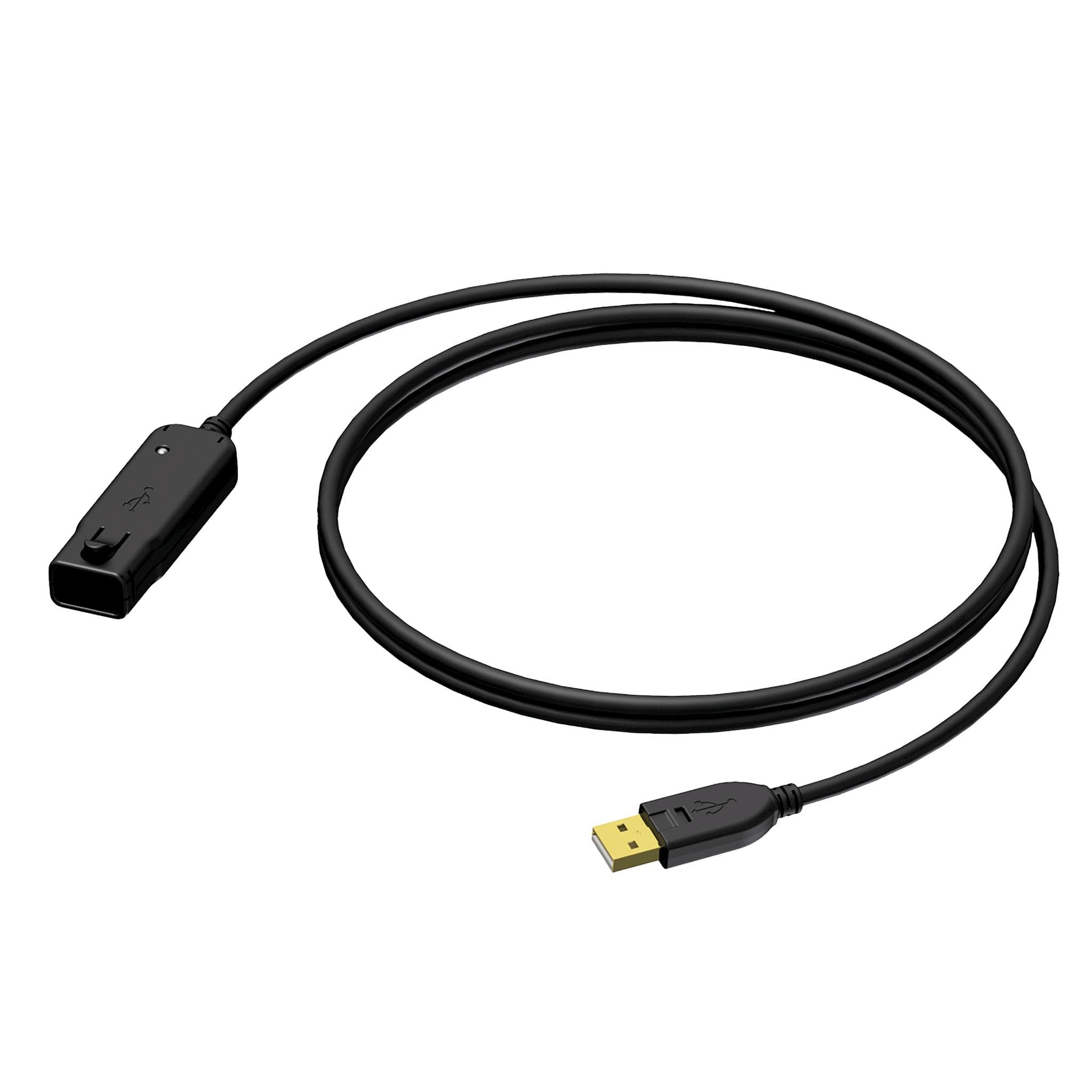 USB A male - USB A female - active repeater cable 12 meter