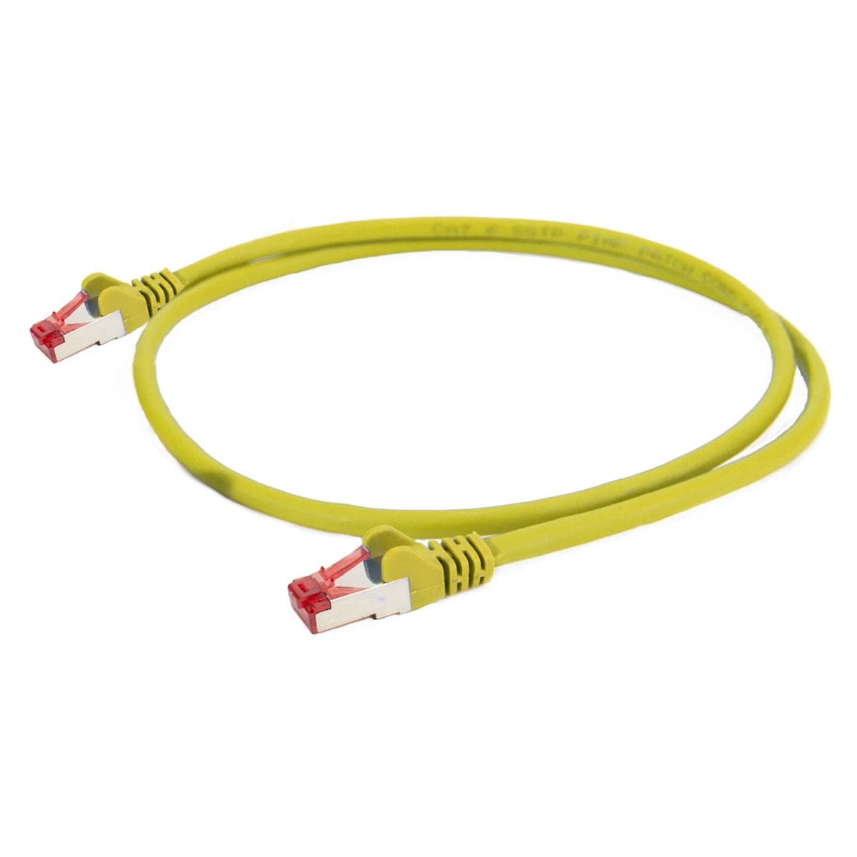 Cat.6a LAN, 8 x 0,14 mm² | RJ45 / RJ45 | 10,00m | yellow